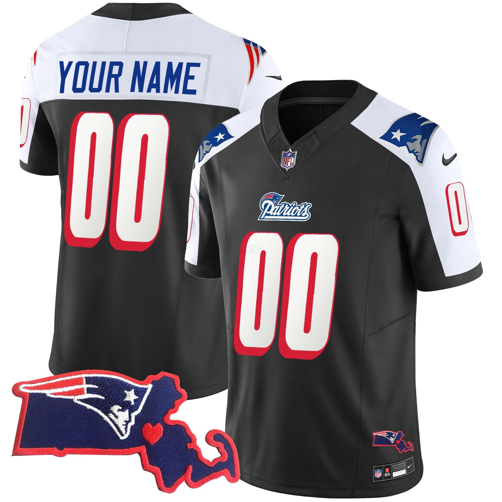 Camisa NFL 1996 Throwback State Patch Vapor Jersey
