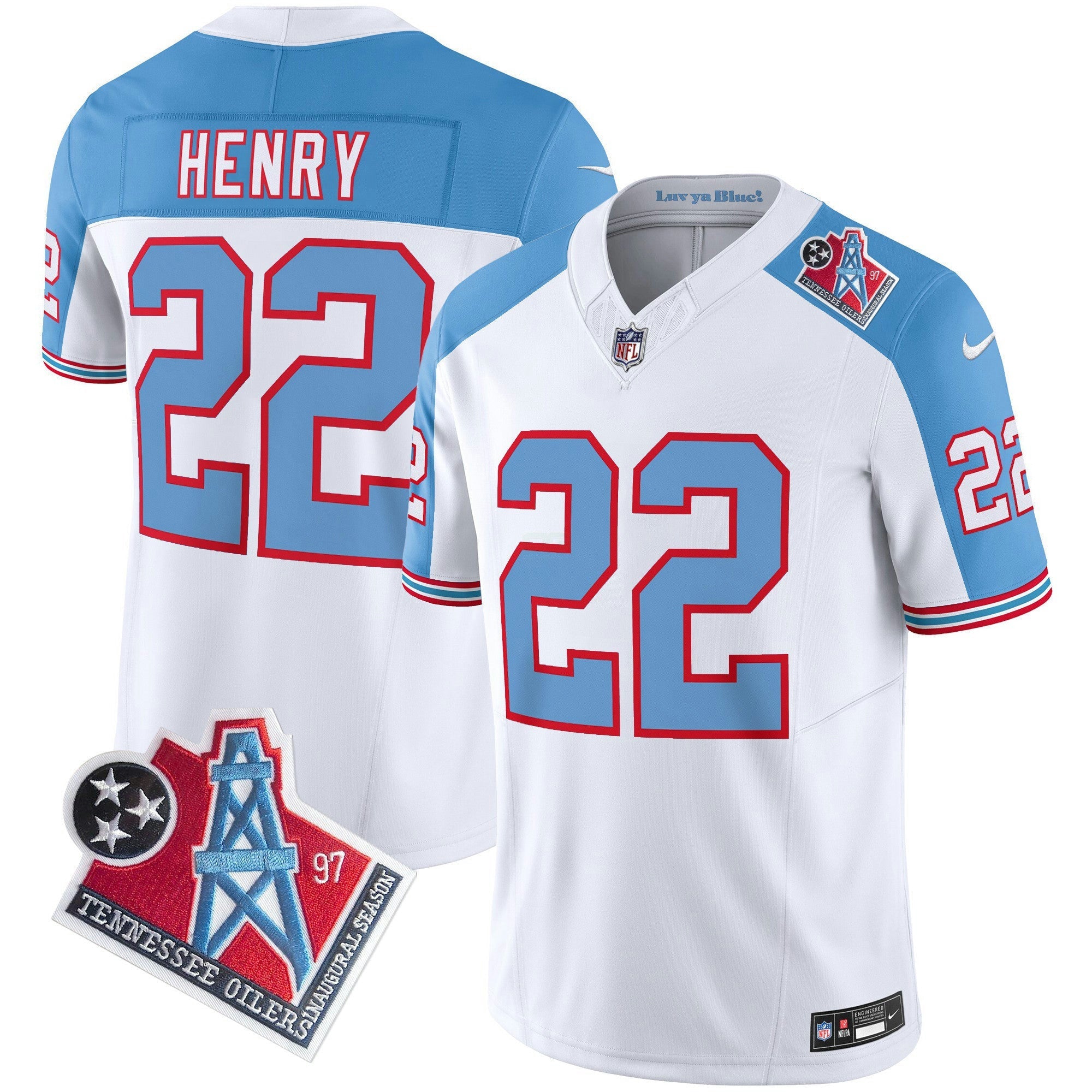 Camisa NFL 1997 Throwback Branca Alternativa Limited Vapor Jersey