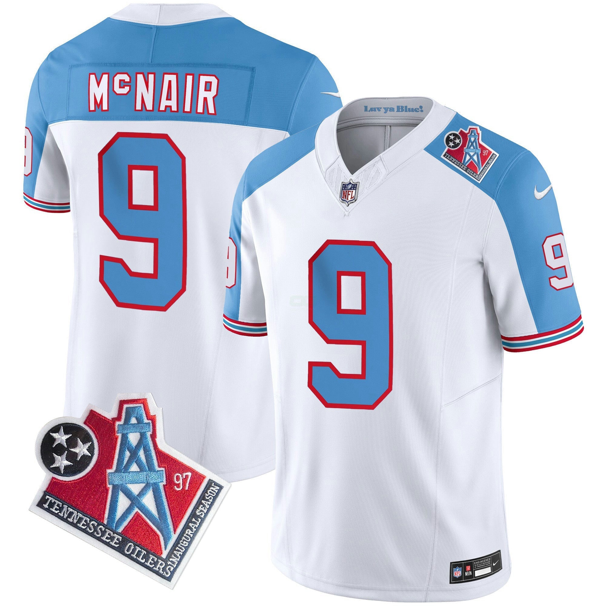 Camisa NFL 1997 Throwback Branca Alternativa Limited Vapor Jersey