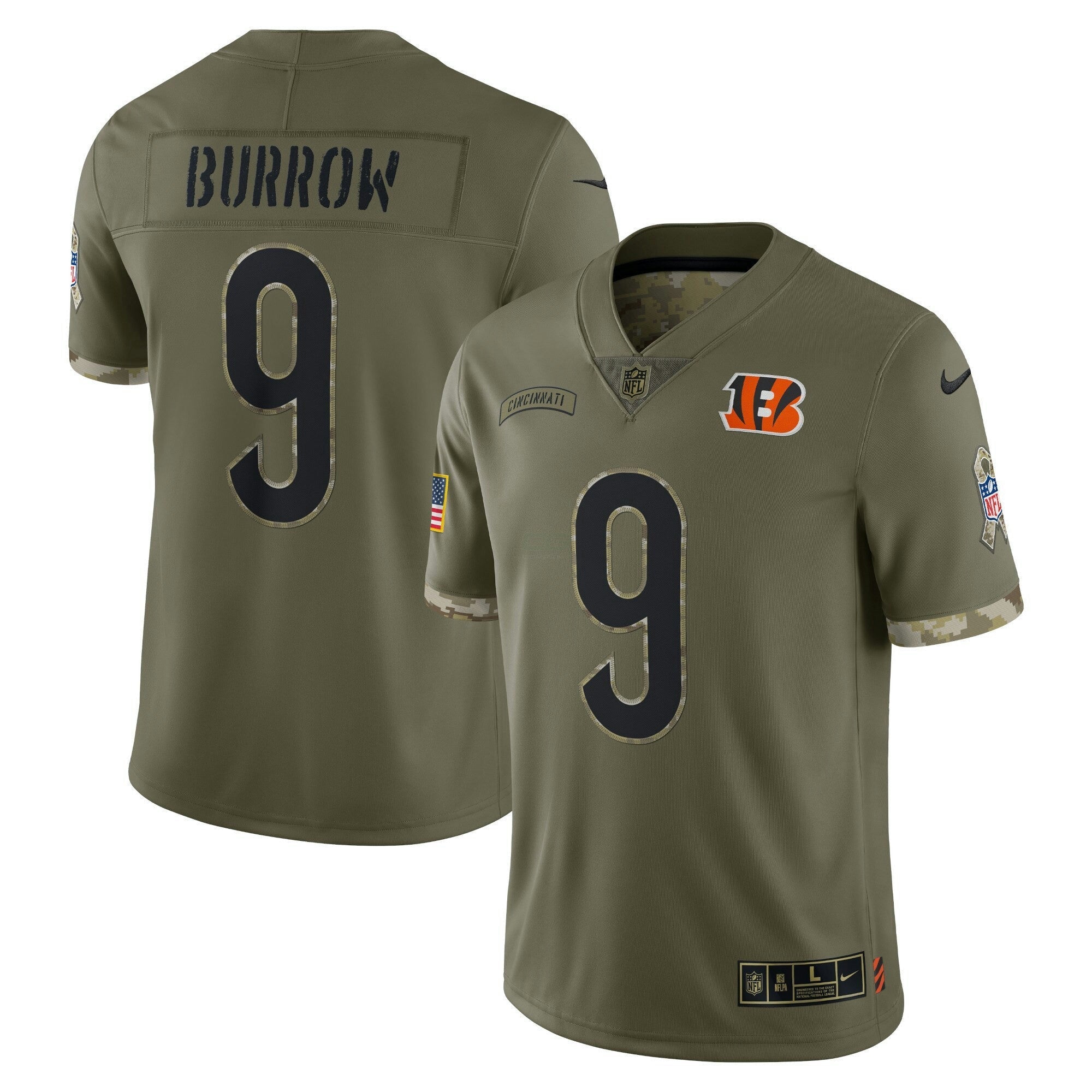 Camisa NFL 2022 Salute To Service Limited Jersey – Olive