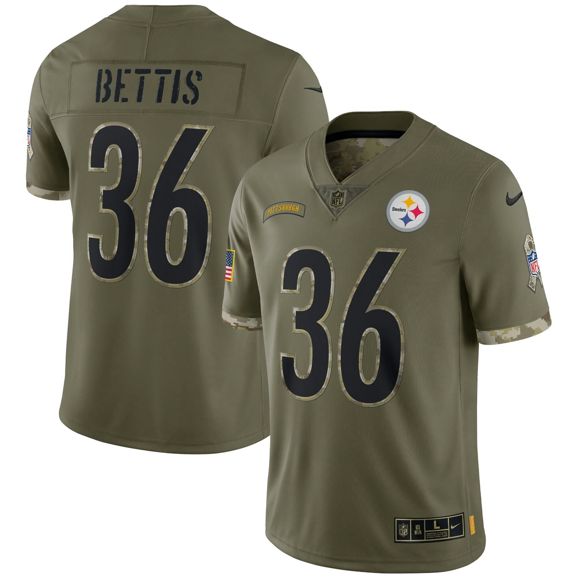 Camisa NFL 2022 Salute To Service Limited – Olive
