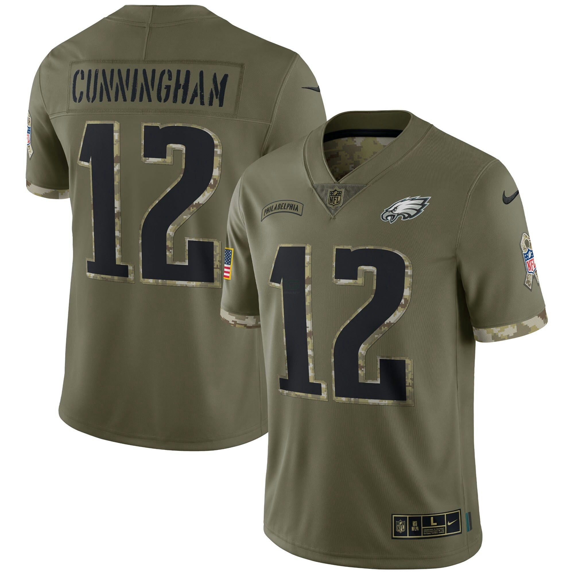 Camisa NFL 2022 Salute To Service Retired Player Limited – Olive