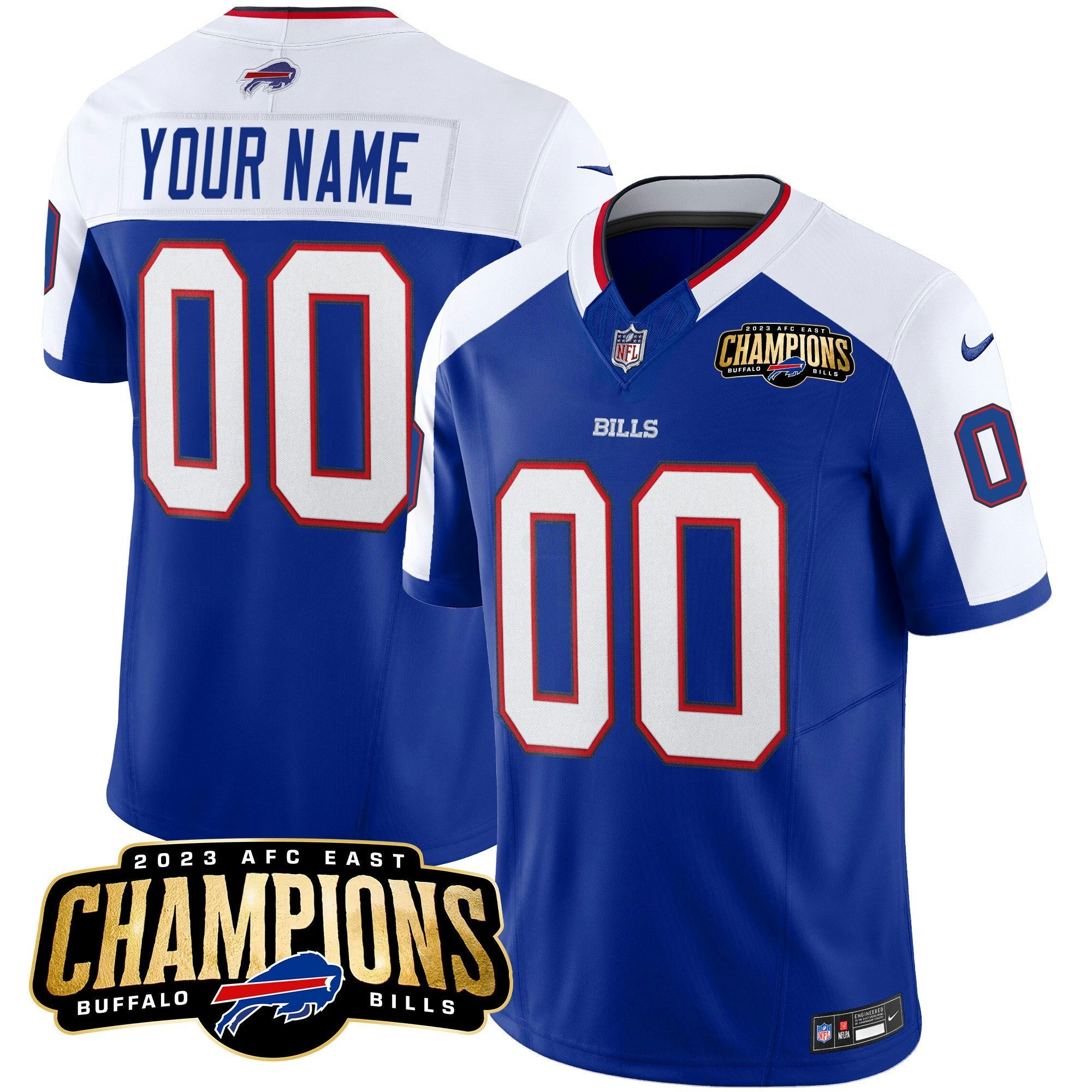 Camisa NFL 2023 AFC East Champions Patch Vapor Jersey
