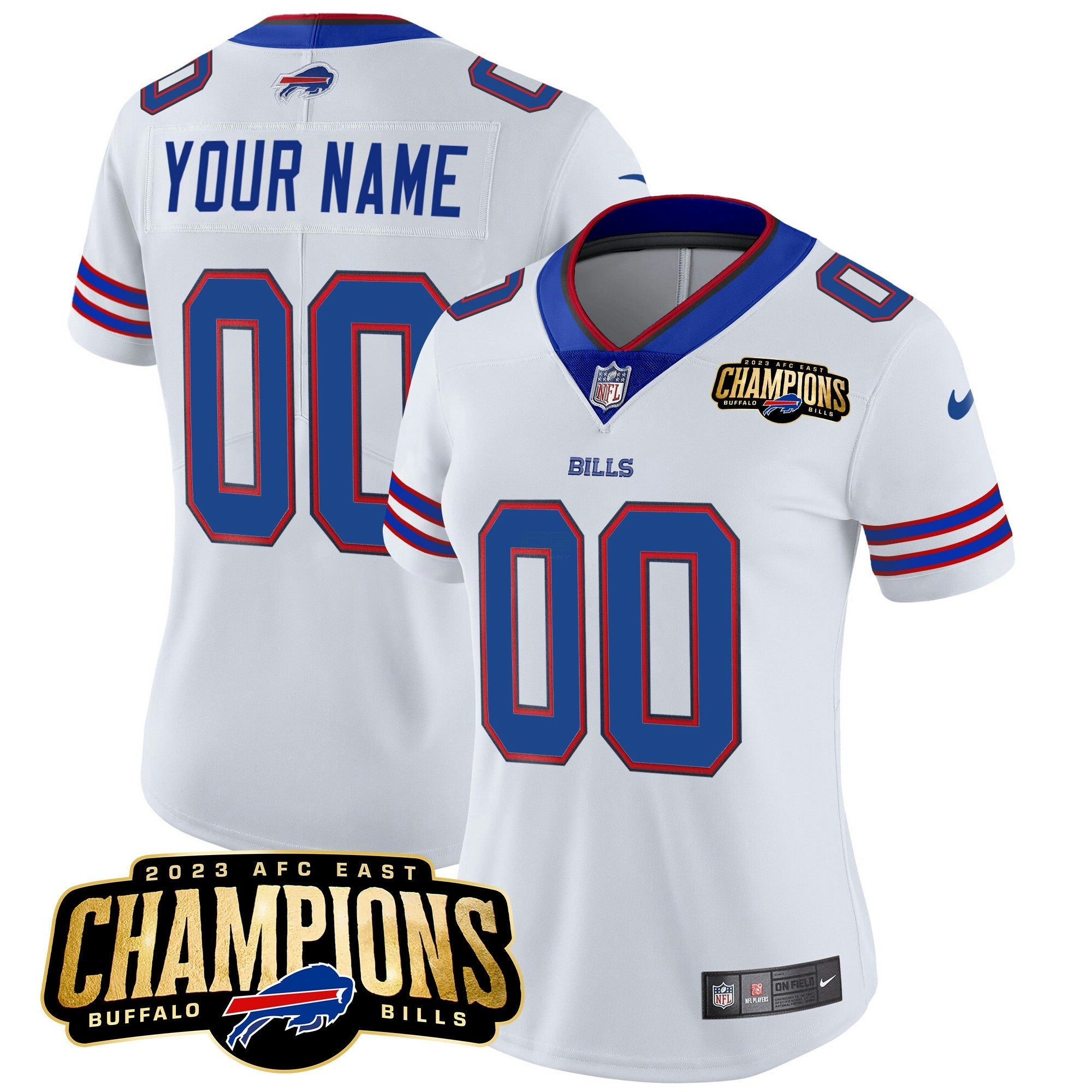 Camisa NFL 2023 AFC East Champions Patch Vapor Jersey