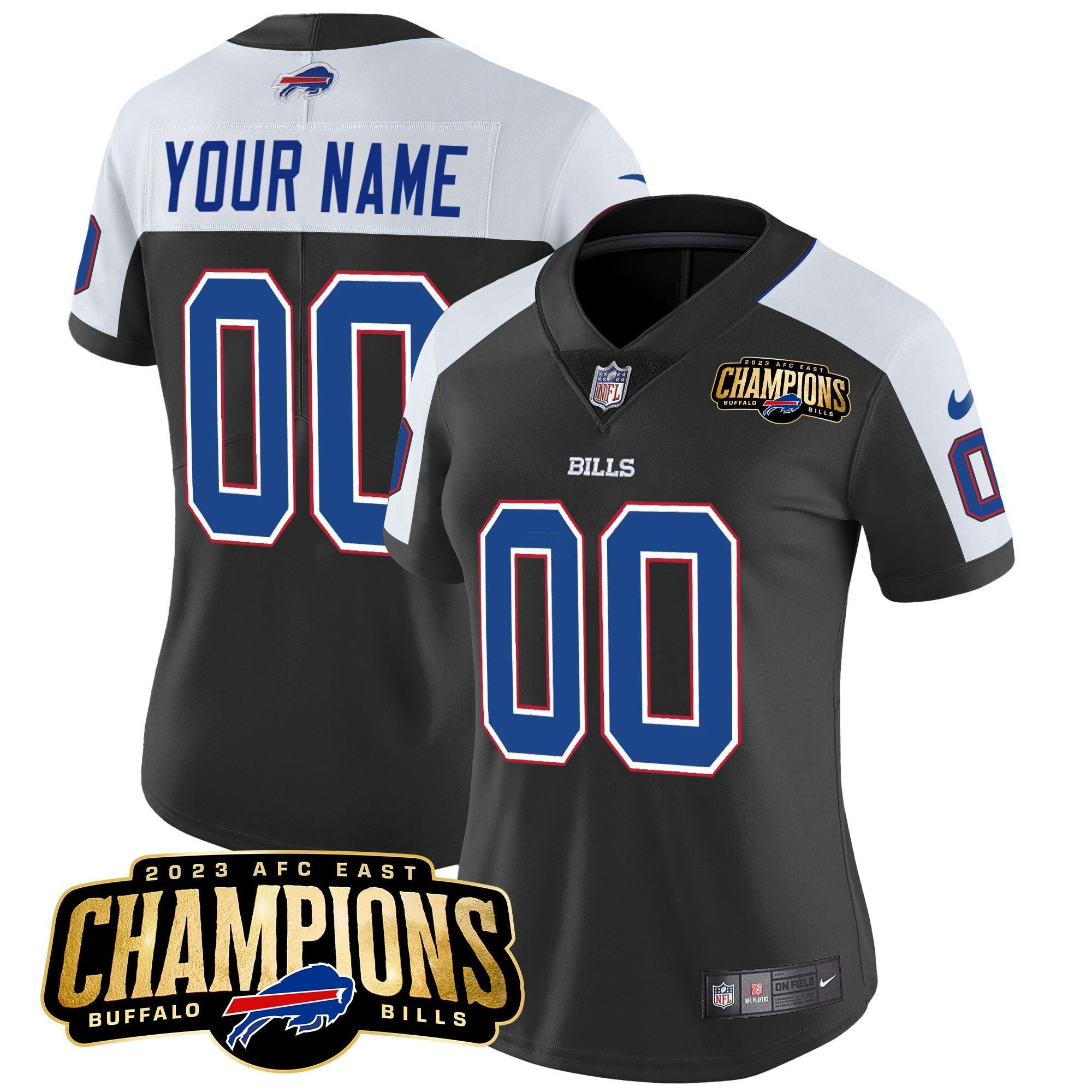 Camisa NFL 2023 AFC East Champions Patch Vapor Jersey