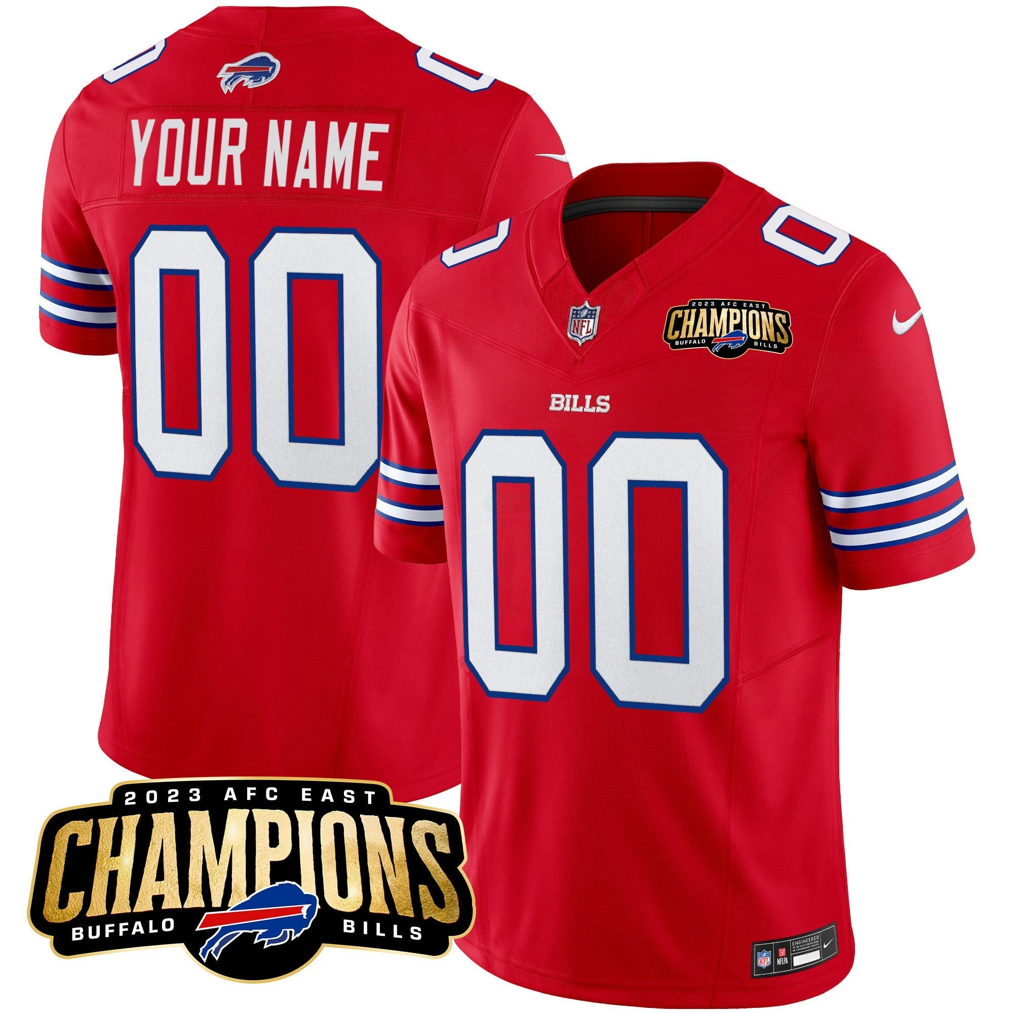 Camisa NFL 2023 AFC East Champions Patch Vapor Jersey