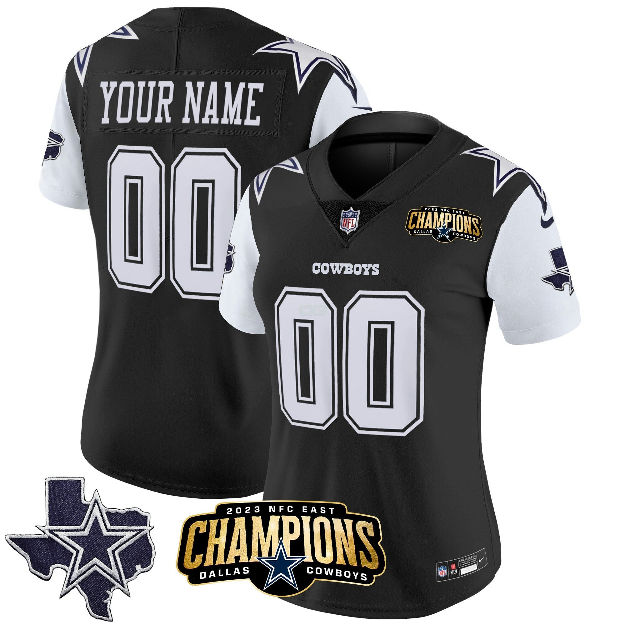 Camisa NFL 2023 NFC East Champions Patch Vapor Jersey