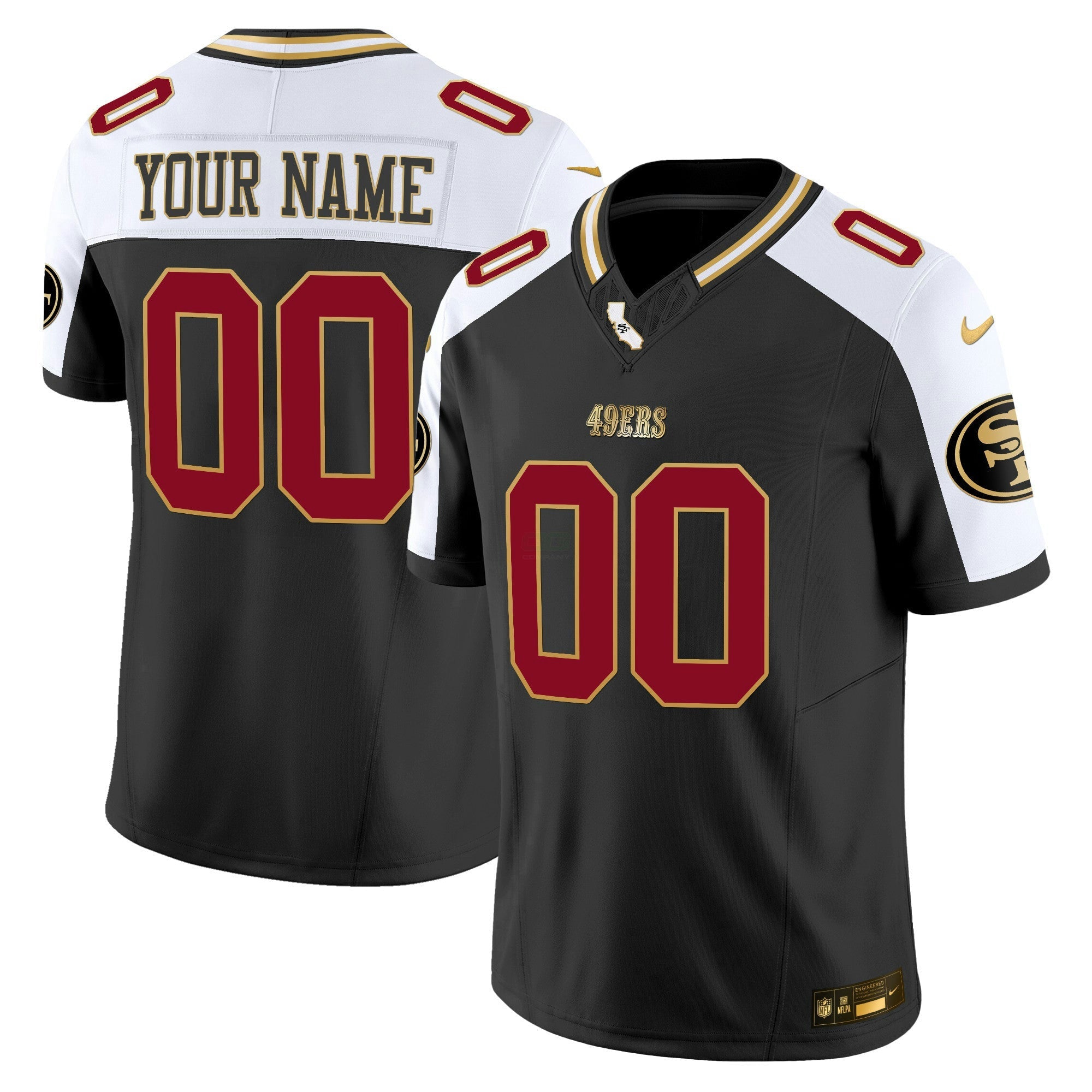 Camisa NFL 2024 Dourada Vapor Jersey