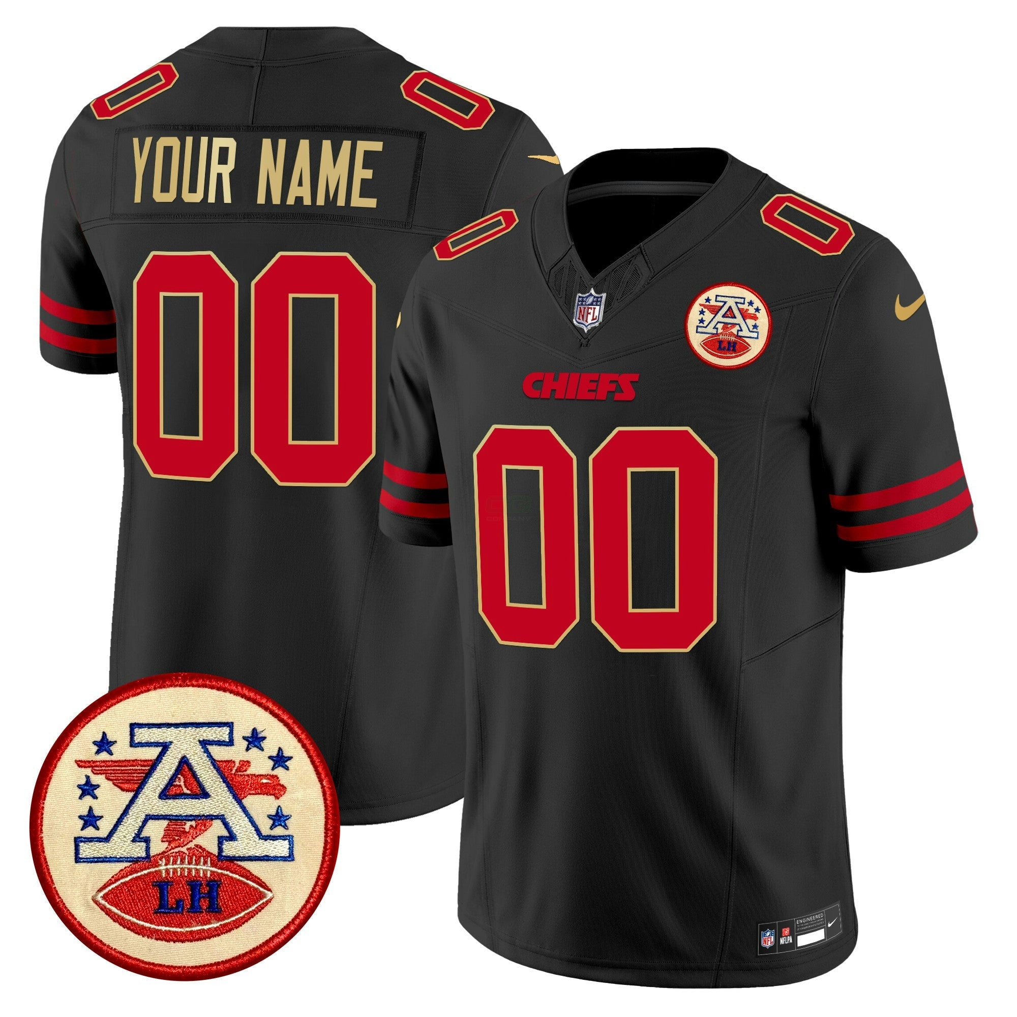 Camisa NFL 2024 Lamar Hunt Patch Vapor Limited Jersey