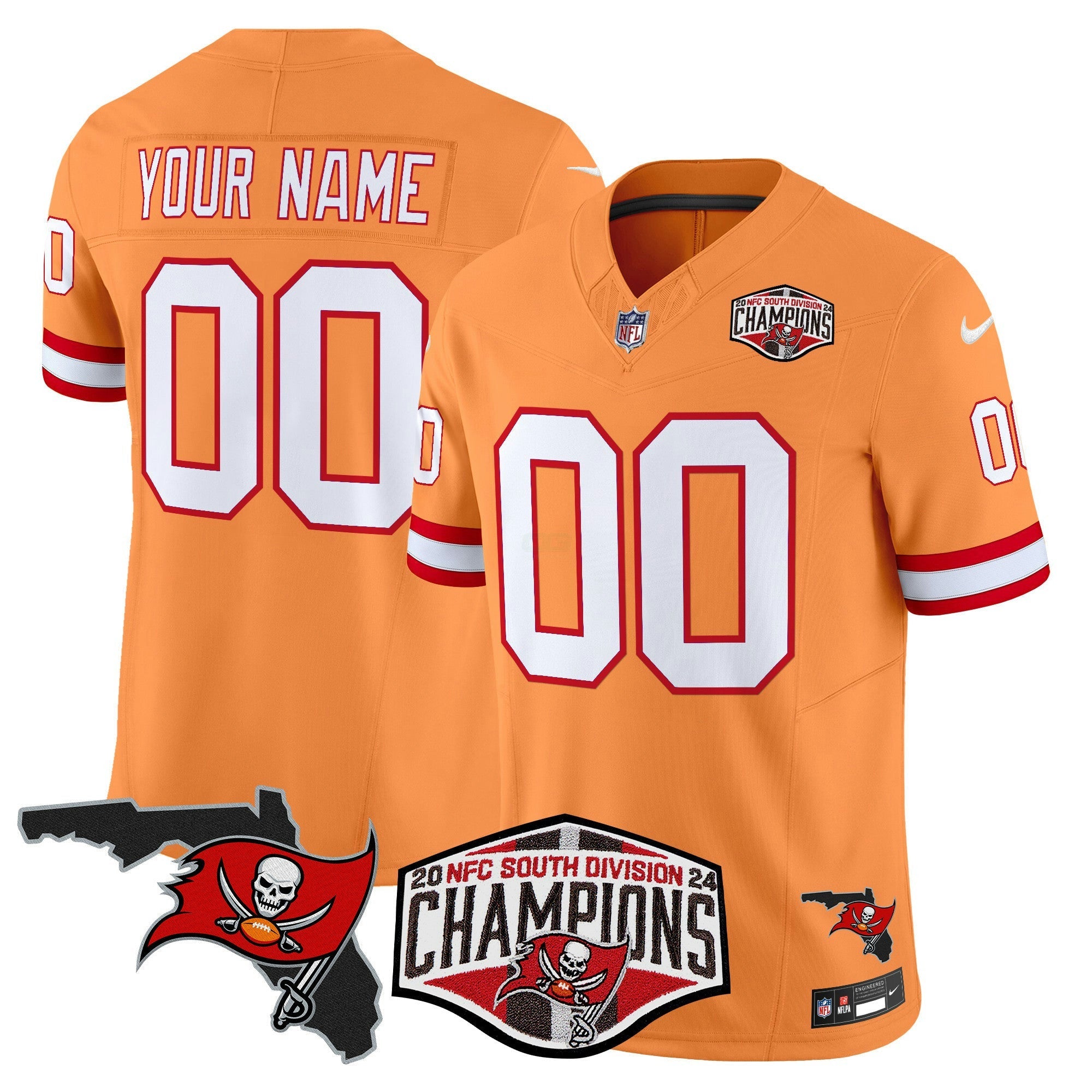 Camisa NFL 2024 NFC South Division Champions Patch Vapor Limited Jersey