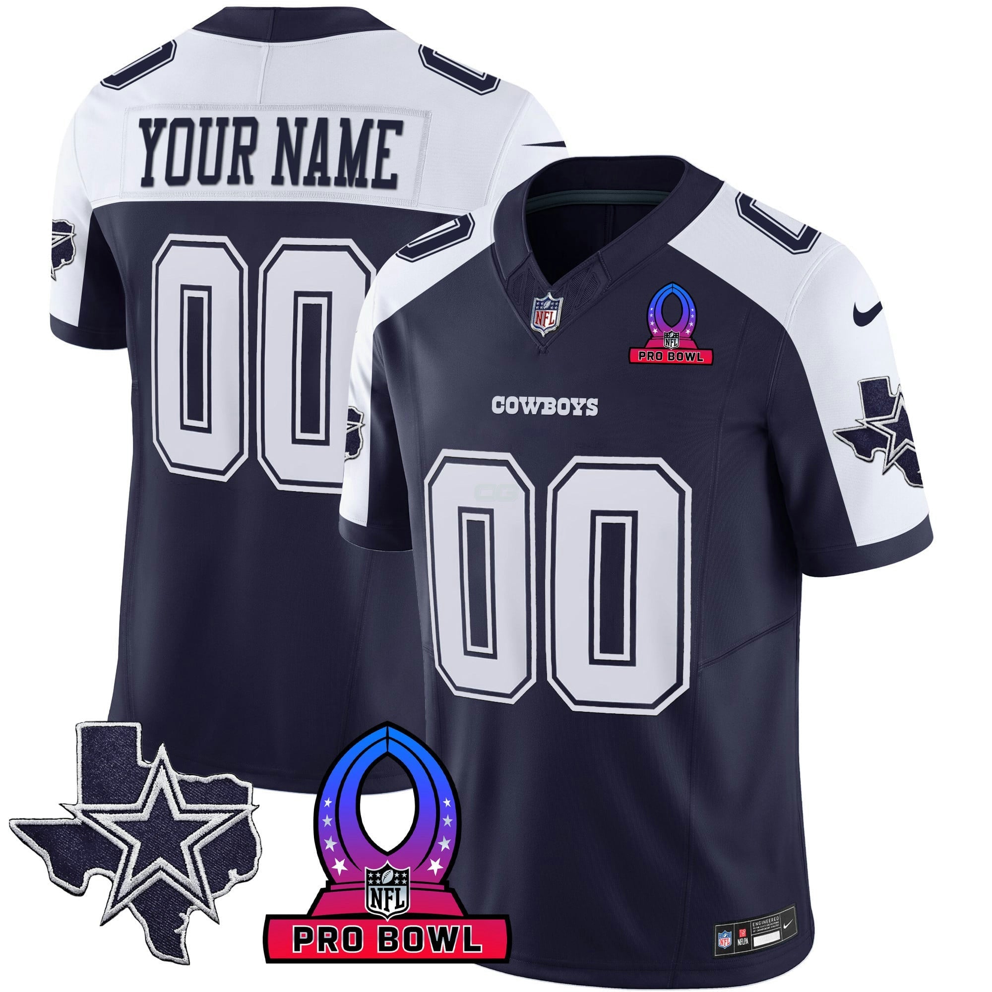 Camisa NFL 2024 Pro Bowl Patch Vapor Jersey