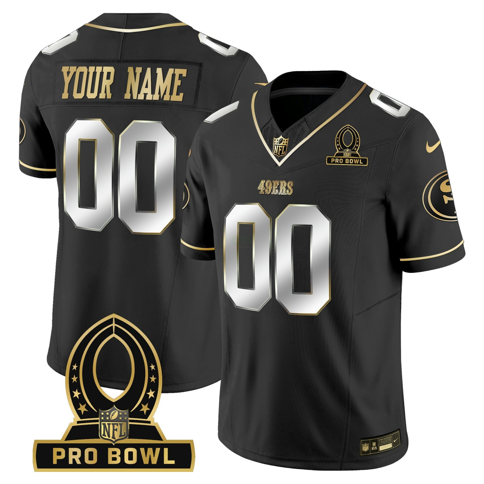 Camisa NFL 2024 Pro Bowl Patch Vapor Jersey