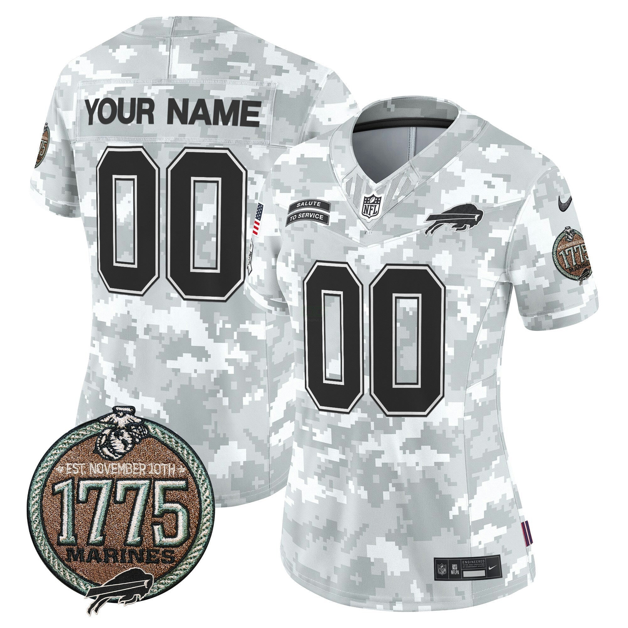 Camisa NFL 2024 Salute to Service Establishment Year Patch Vapor Limited Jersey