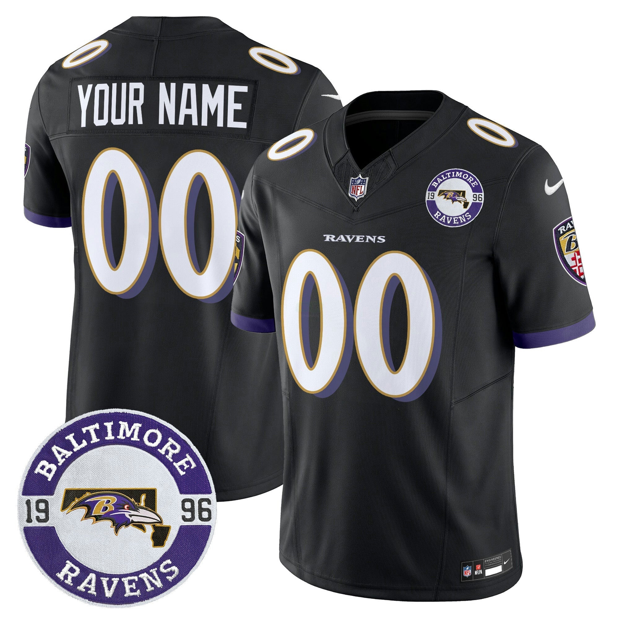 Camisa NFL 2024 Vapor Limited Jersey – Est. 1996 Patch