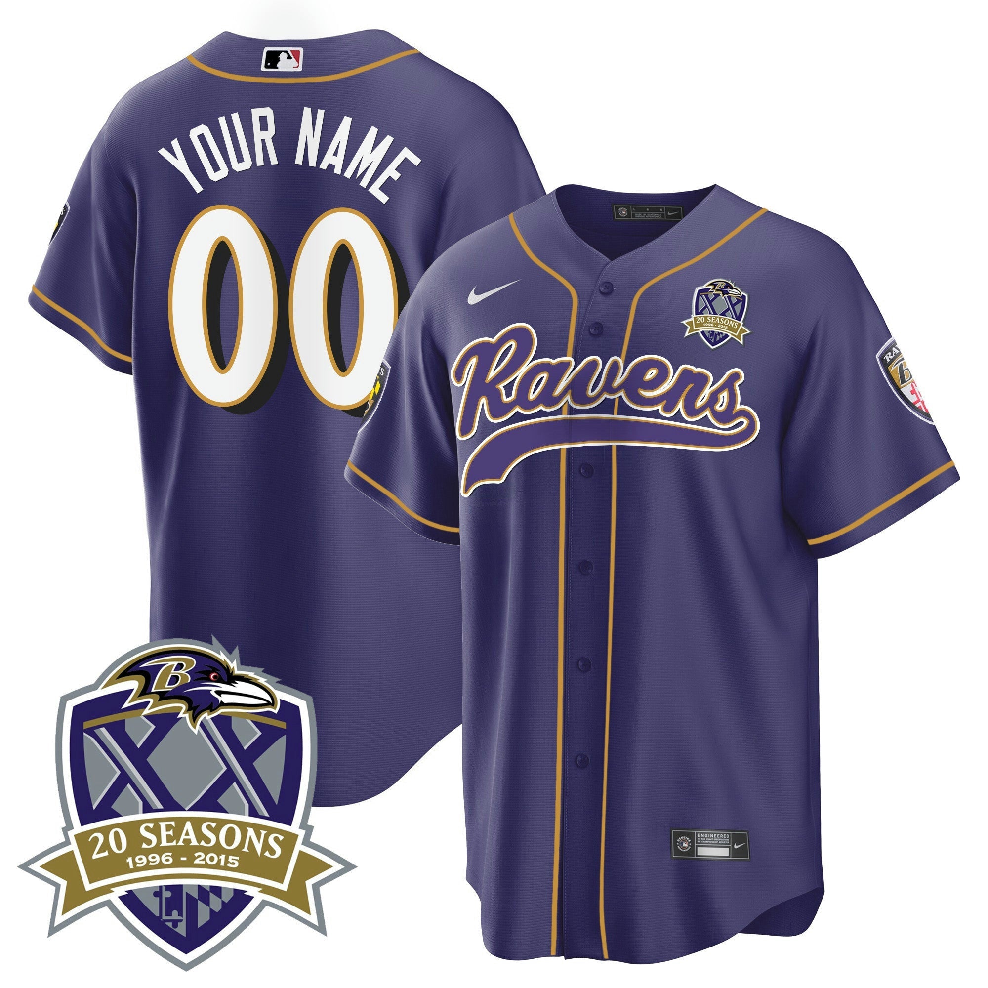 Camisa NFL 20th Season Patch Jersey