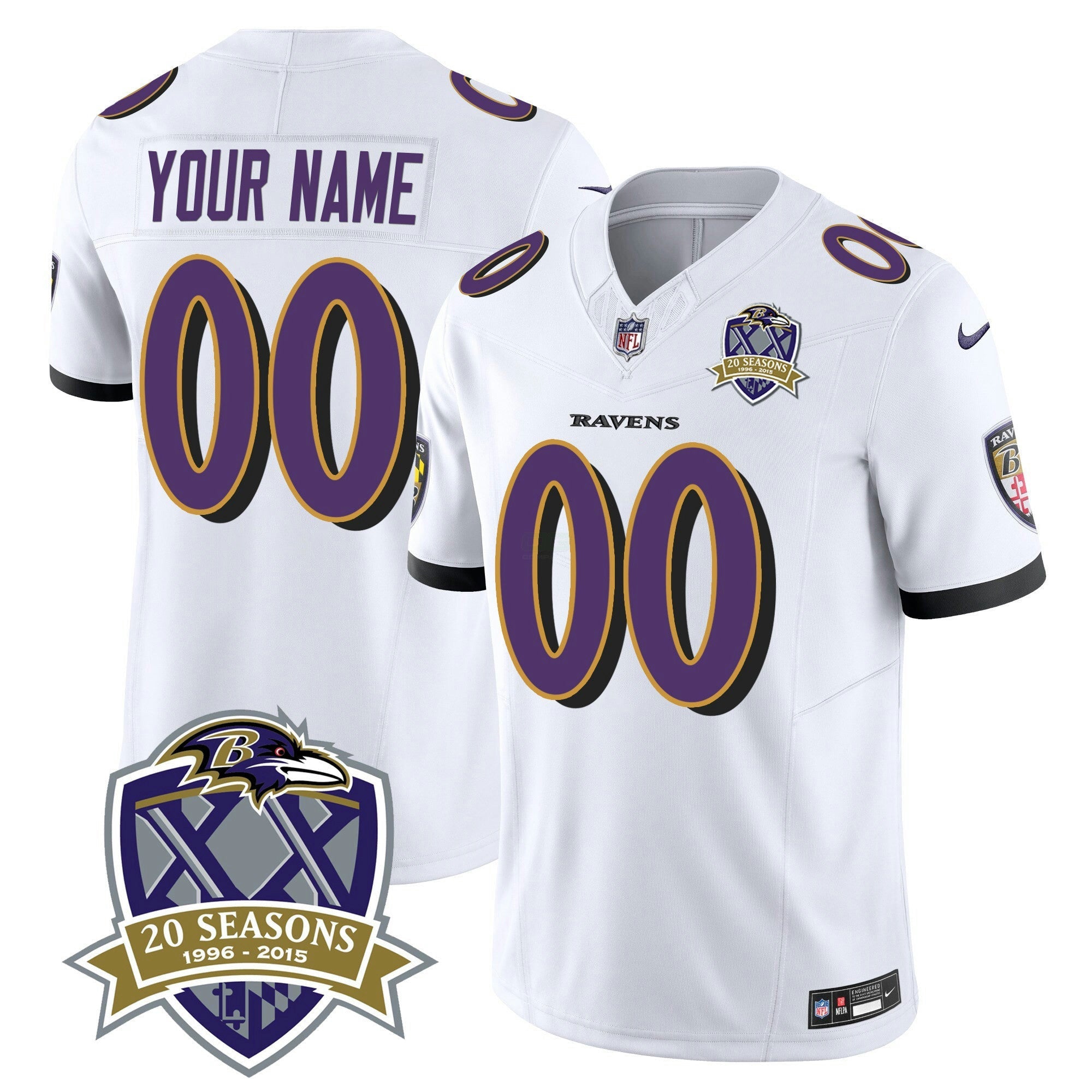 Camisa NFL 20th Season Patch Vapor Limited Jersey