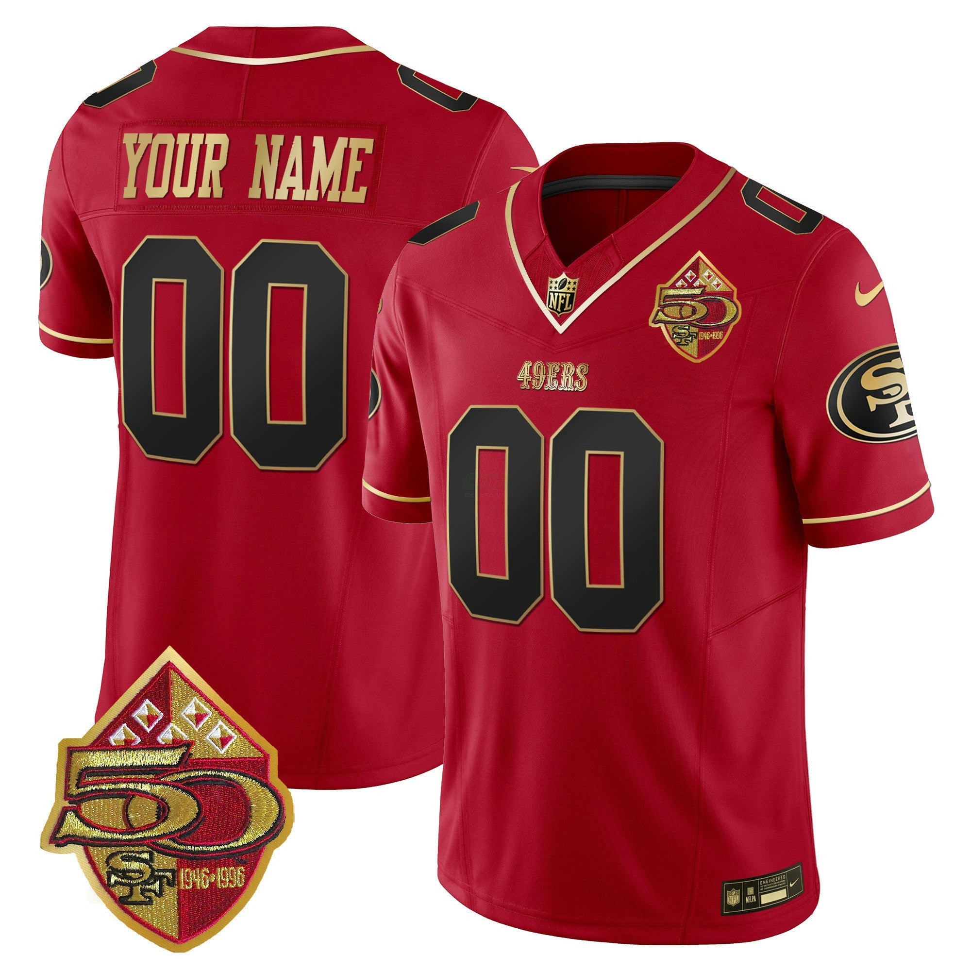 Camisa NFL 50th Anniversary Patch Vapor Limited Jersey