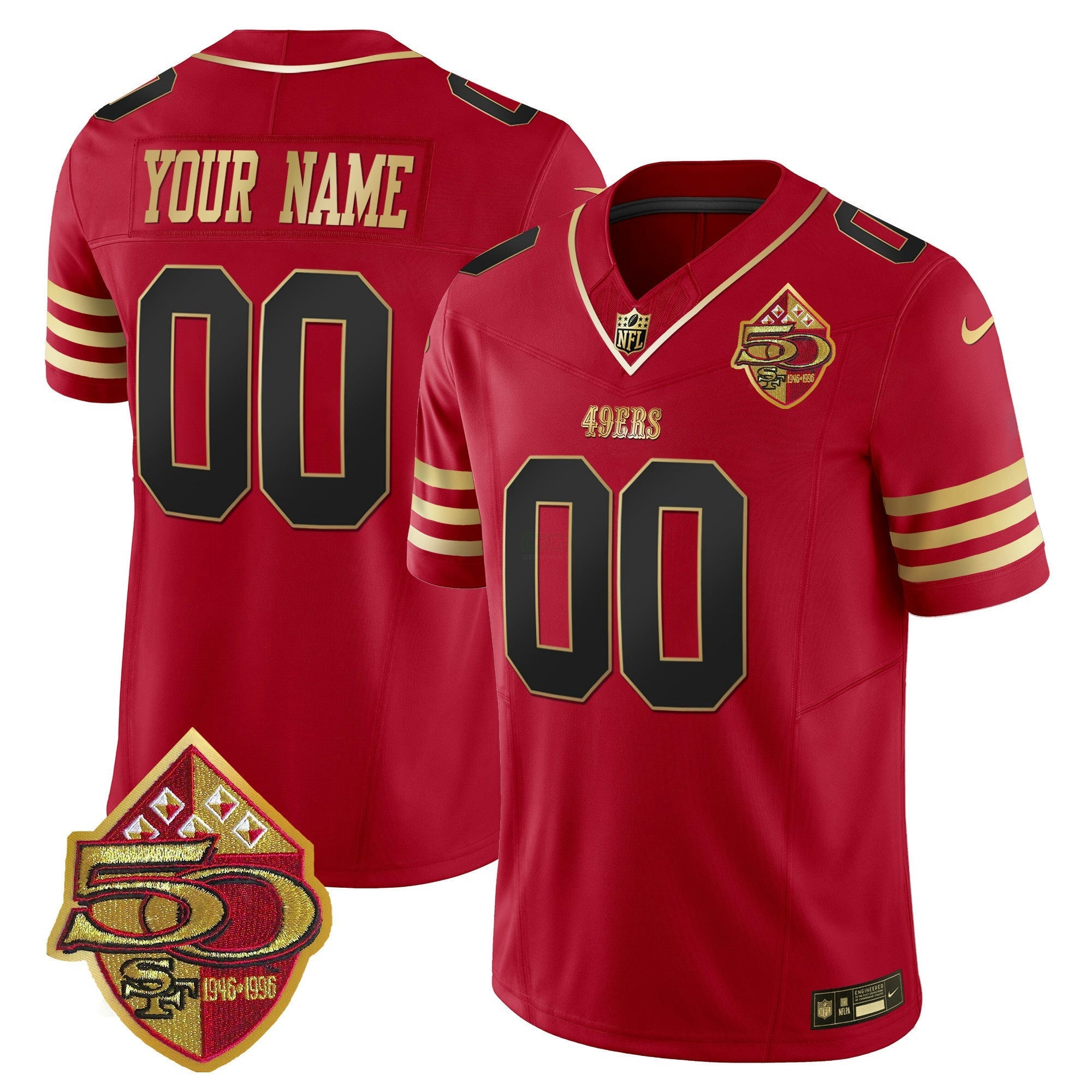 Camisa NFL 50th Anniversary Patch Vapor Limited Jersey