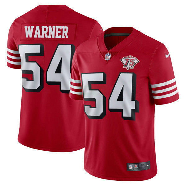 Camisa NFL 75th Anniversary Throwback Escarlate