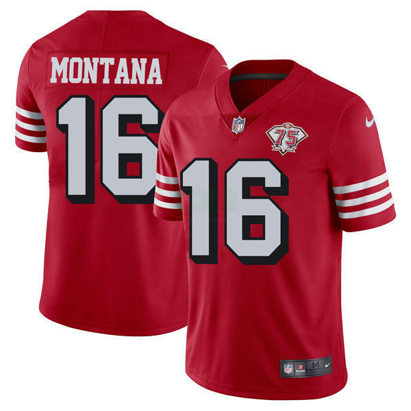 Camisa NFL 75th Anniversary Throwback Escarlate