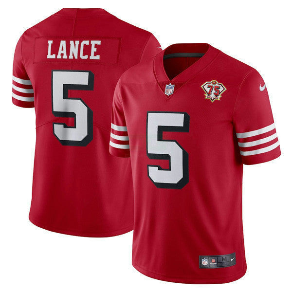 Camisa NFL 75th Anniversary Throwback Escarlate
