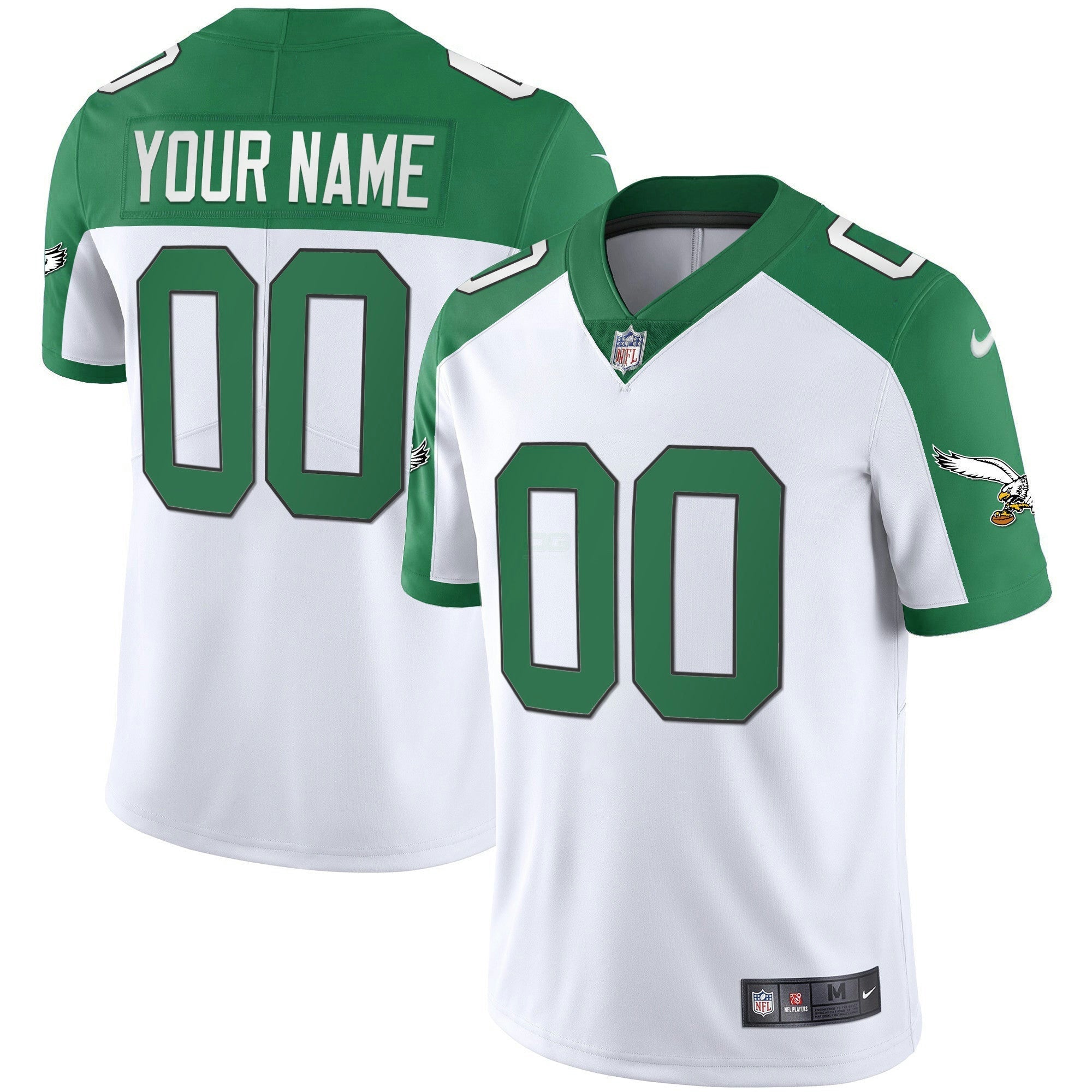 Camisa NFL Alternativa Kelly Green & Dourada Jersey