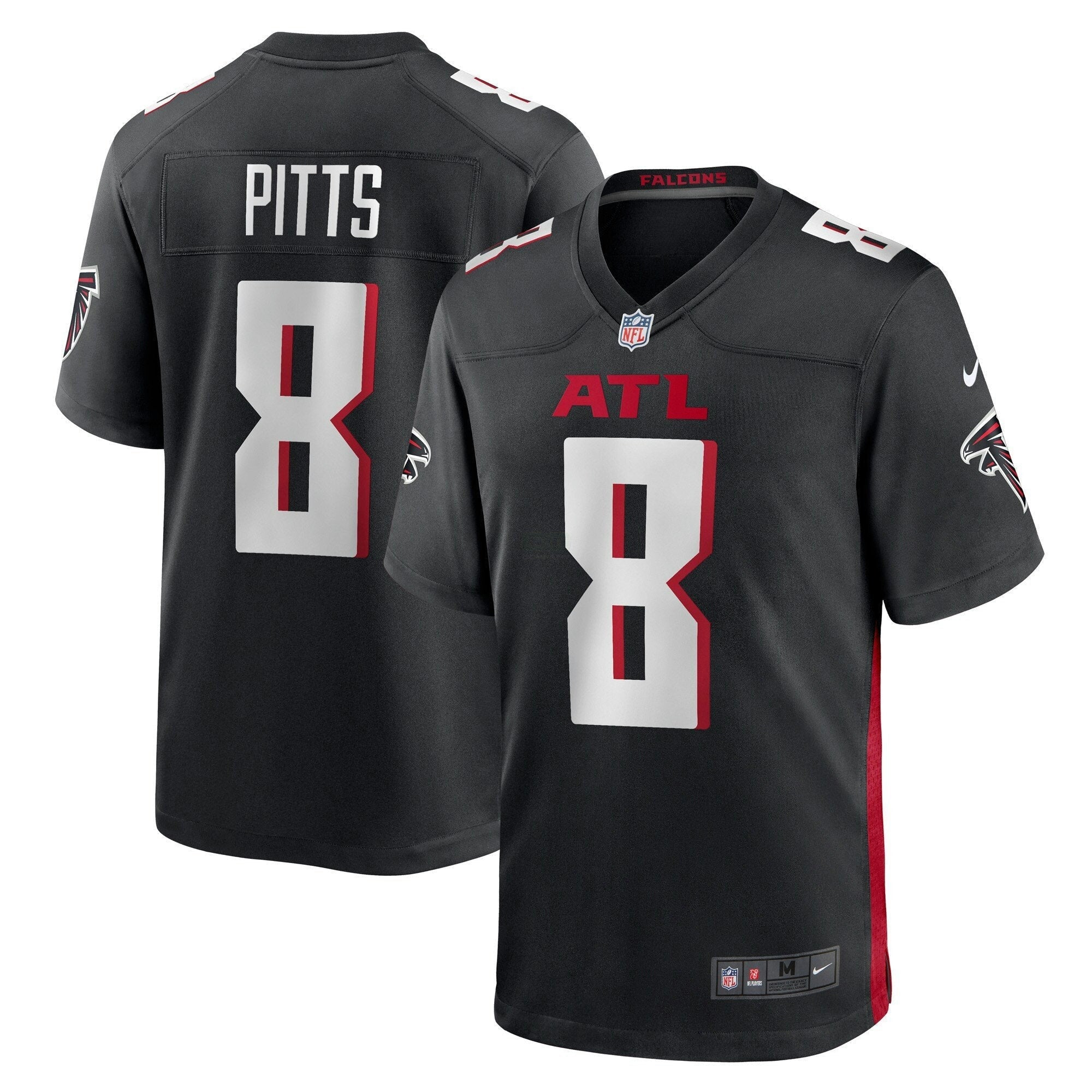 Camisa NFL Atlanta Black Game Jersey