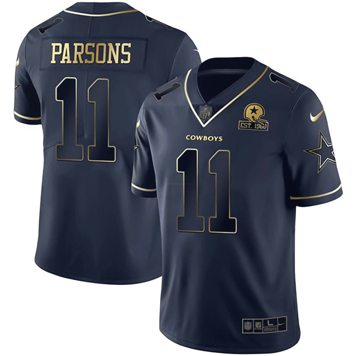 Camisa NFL Azul Marinho Dourada Collection