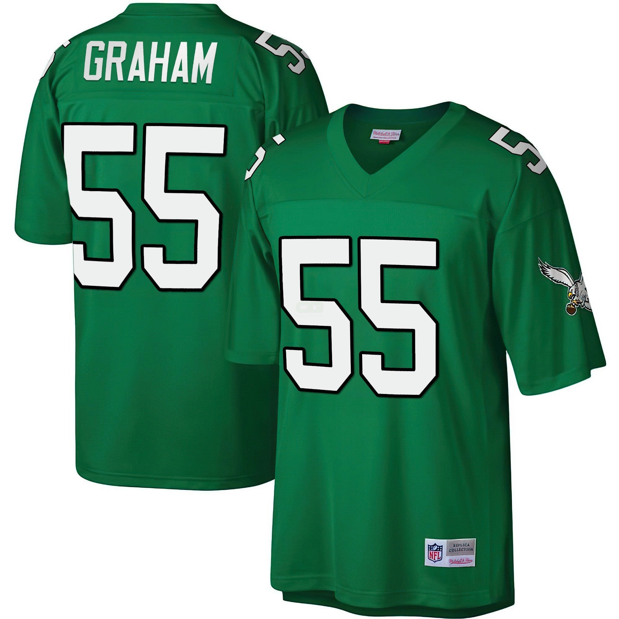 Camisa NFL Big & Tall 1990 Retired Kelly Green Jersey