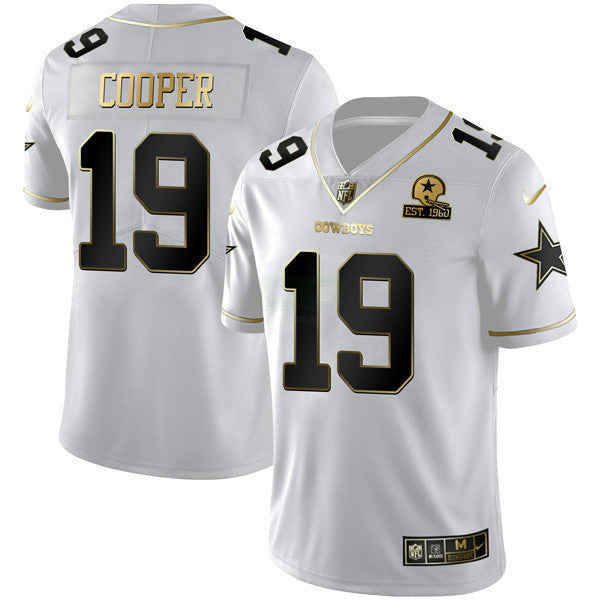 Camisa NFL Branca Dourada Est 1960 Patch