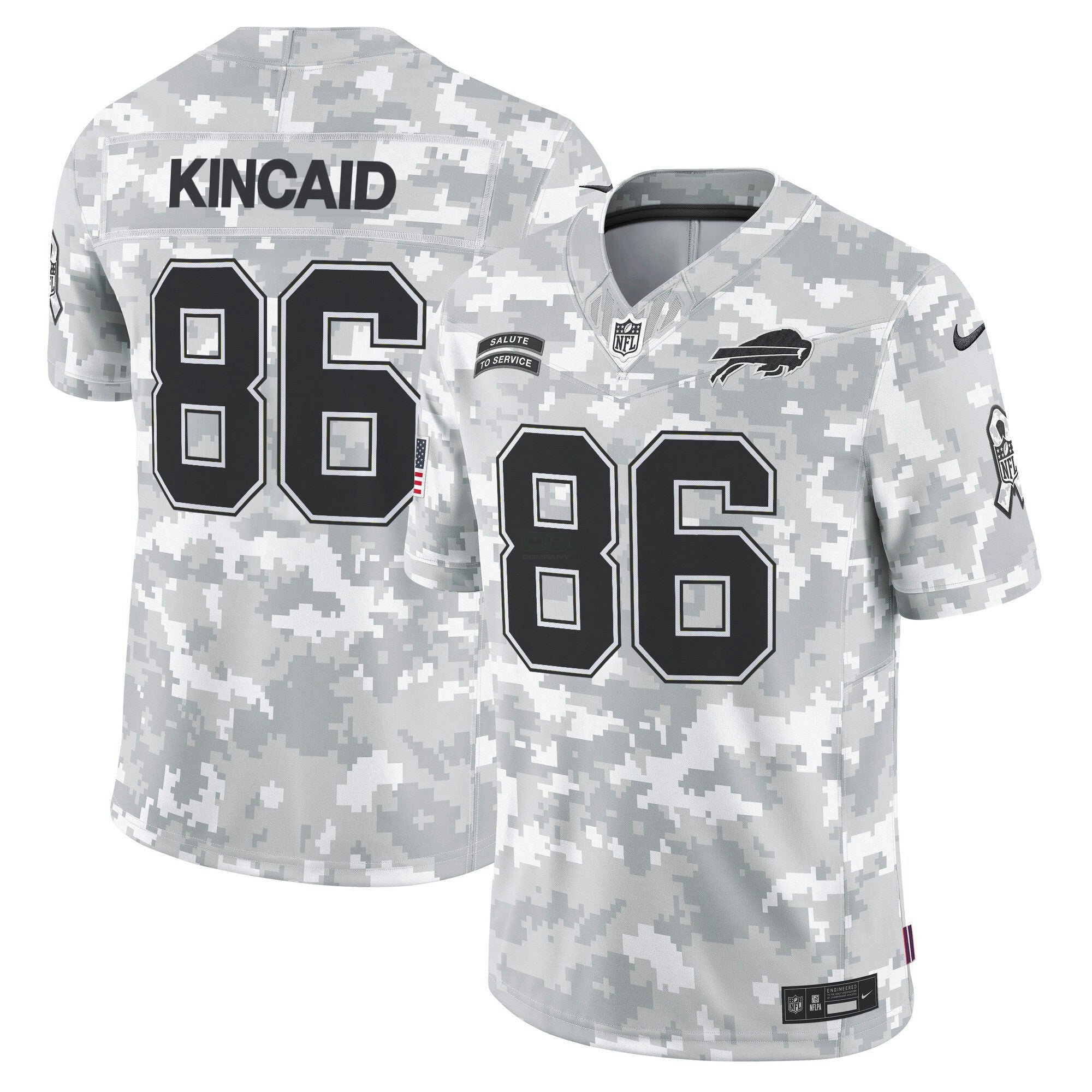 Camisa NFL Buffalo 2024 Salute to Service Vapor Limited Jersey – Arctic Camo