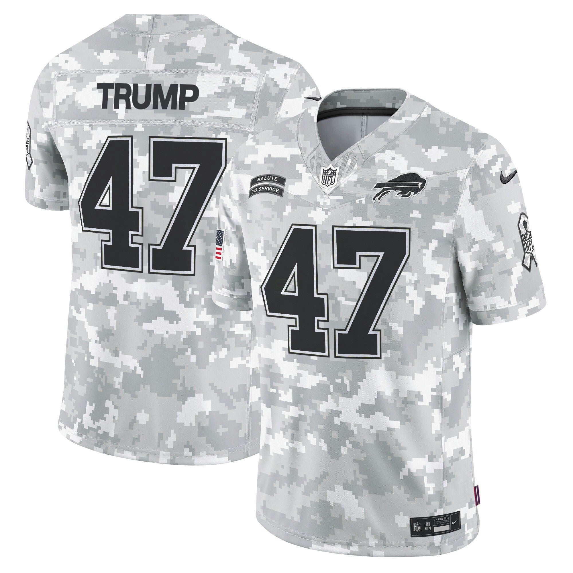 Camisa NFL Buffalo 2024 Salute to Service Vapor Limited Jersey – Arctic Camo