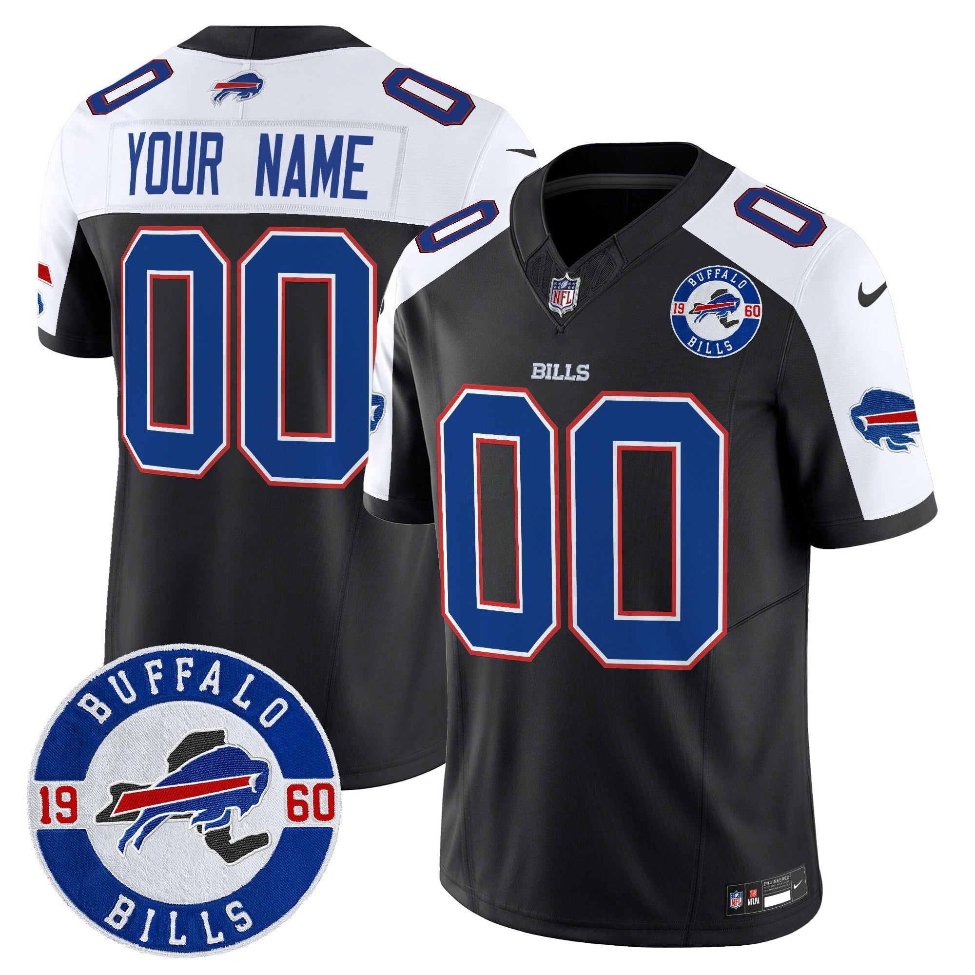 Camisa NFL Buffalo 2024 Vapor Limited Jersey – Est. 1960 Patch