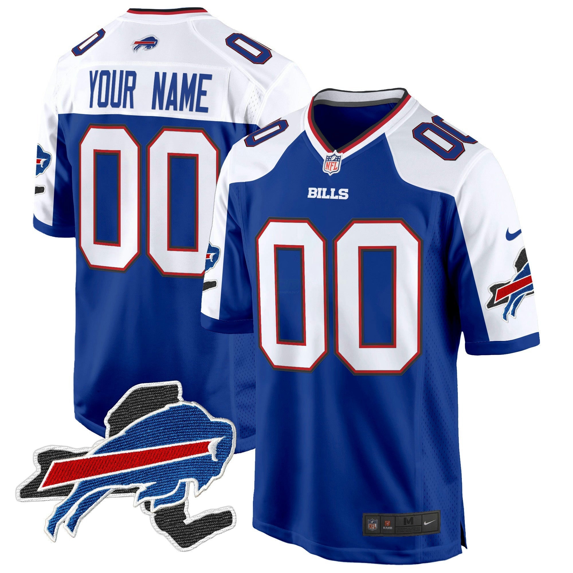 Camisa NFL Buffalo New York Patch Game Jersey