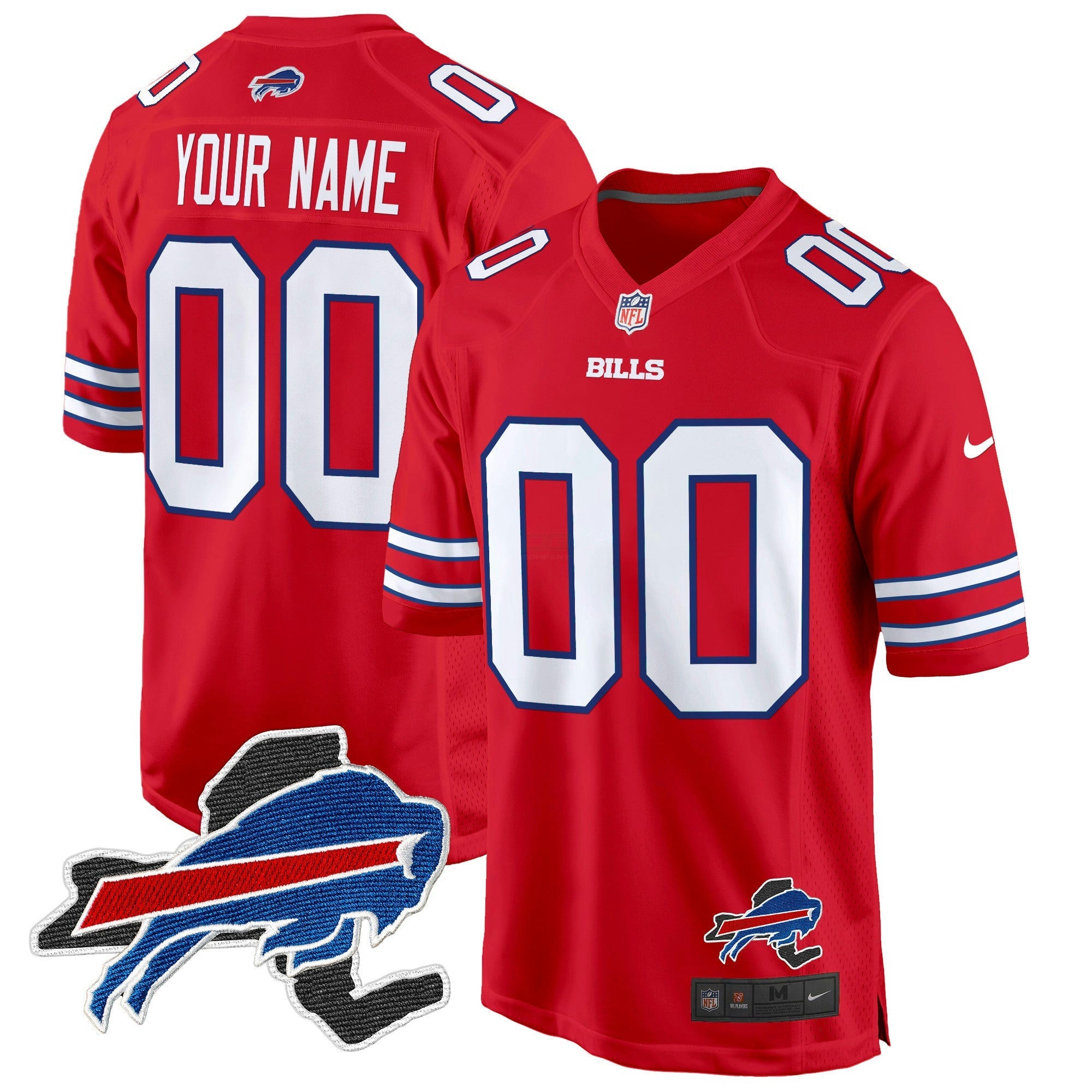 Camisa NFL Buffalo New York Patch Game Jersey