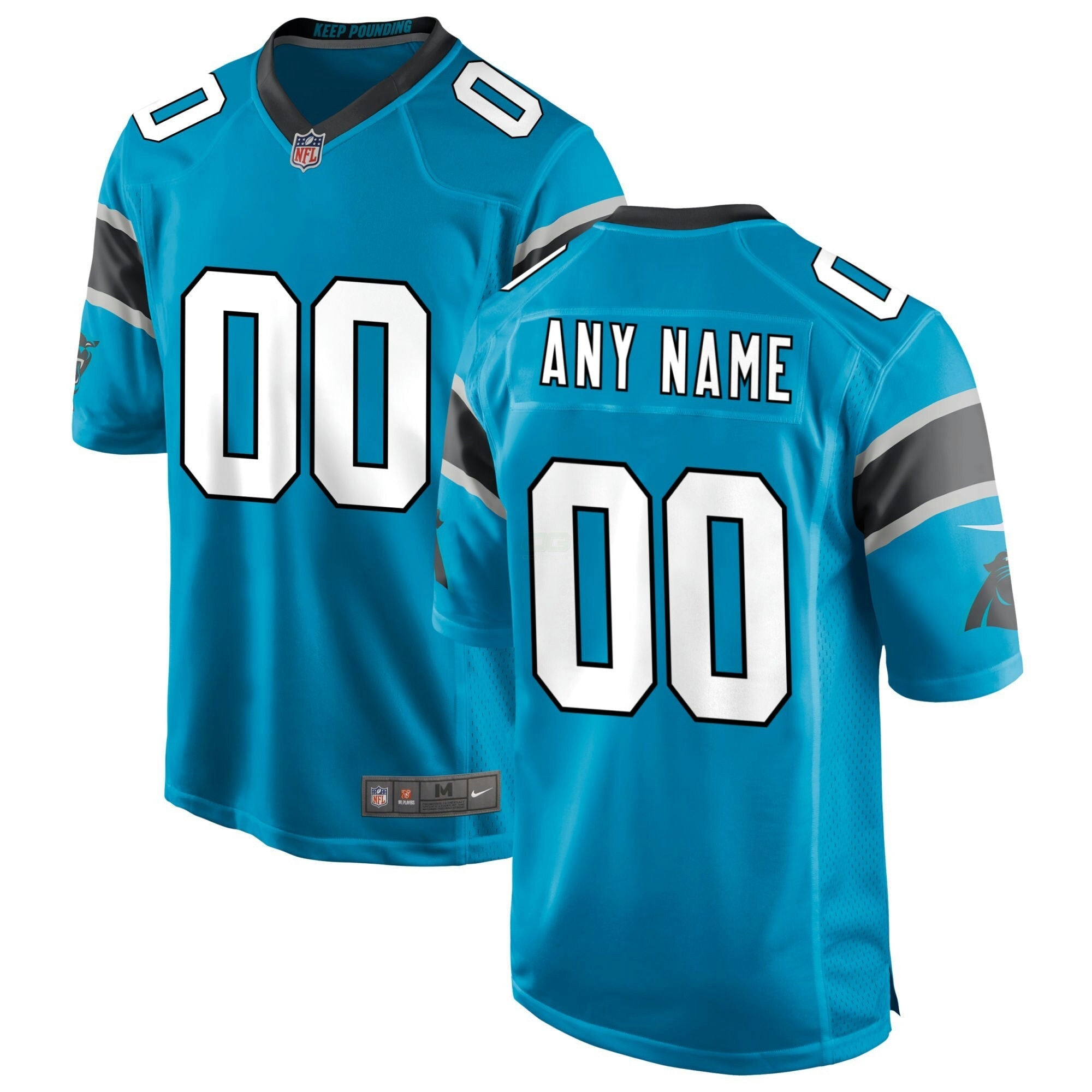 Camisa NFL Carolina Custom Name and Numbers Jersey Collection