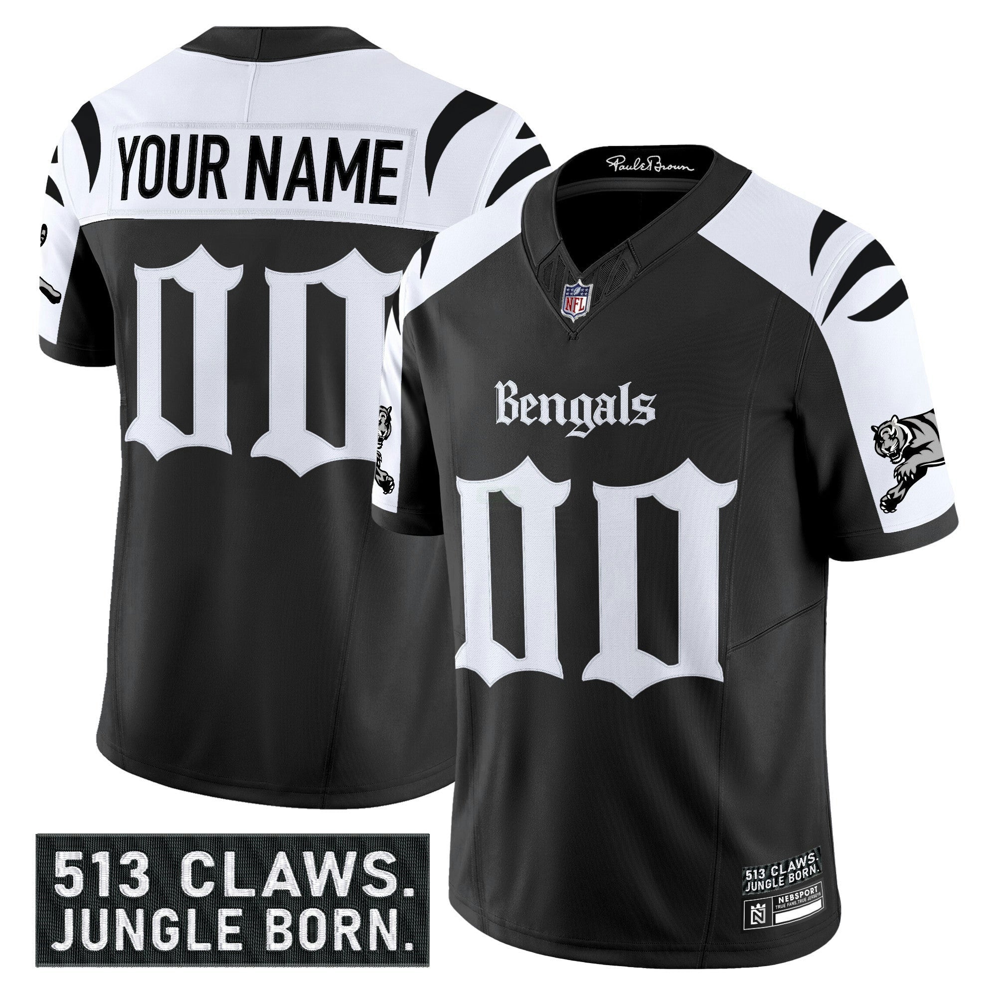 Camisa NFL Cincinnati ‘Gothic Jungle Shadows Edition’ Vapor Limited Jersey