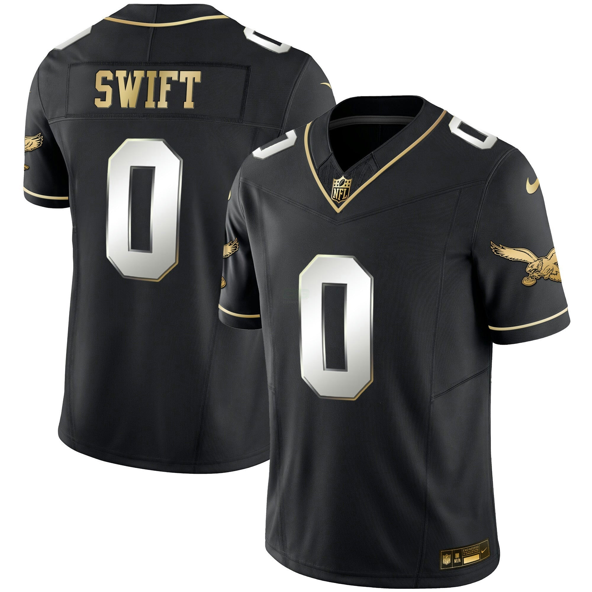 Camisa NFL D’Andre Swift Throwback Kelly Vapor Limited Jersey