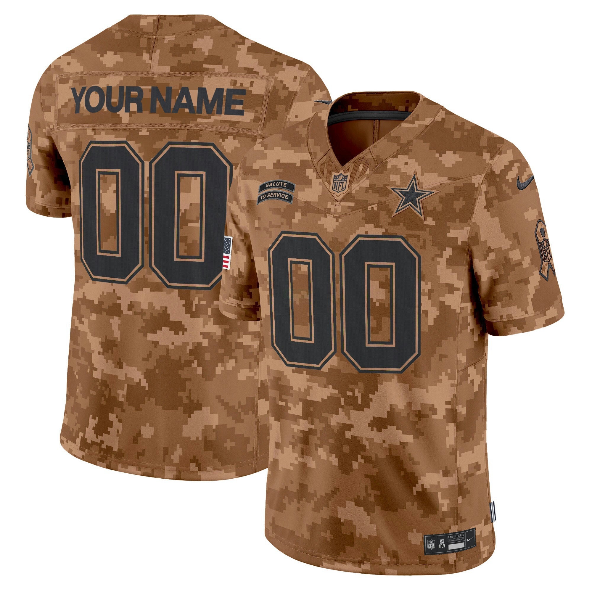 Camisa NFL Dallas 2024 Salute to Service Vapor Limited Jersey – All stitched