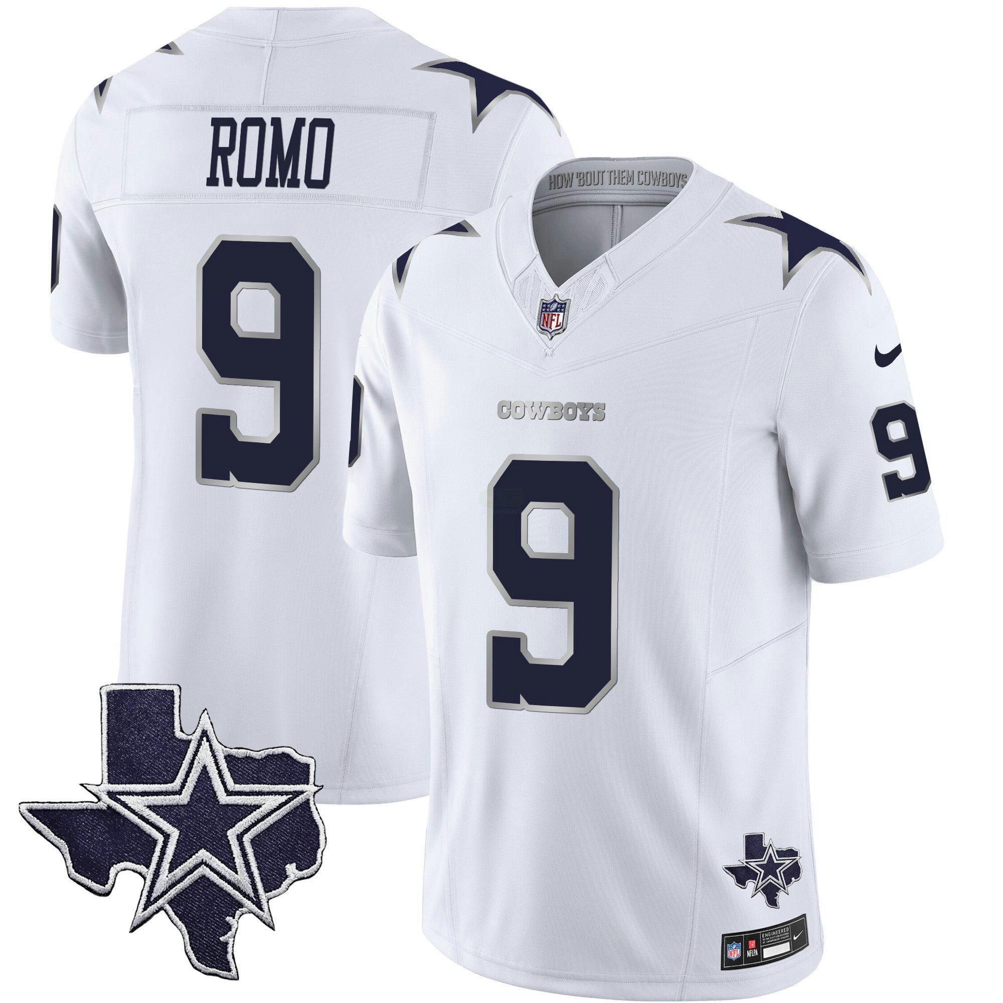 Camisa NFL Dallas 2024 Winter Warrior Vapor Limited Jersey