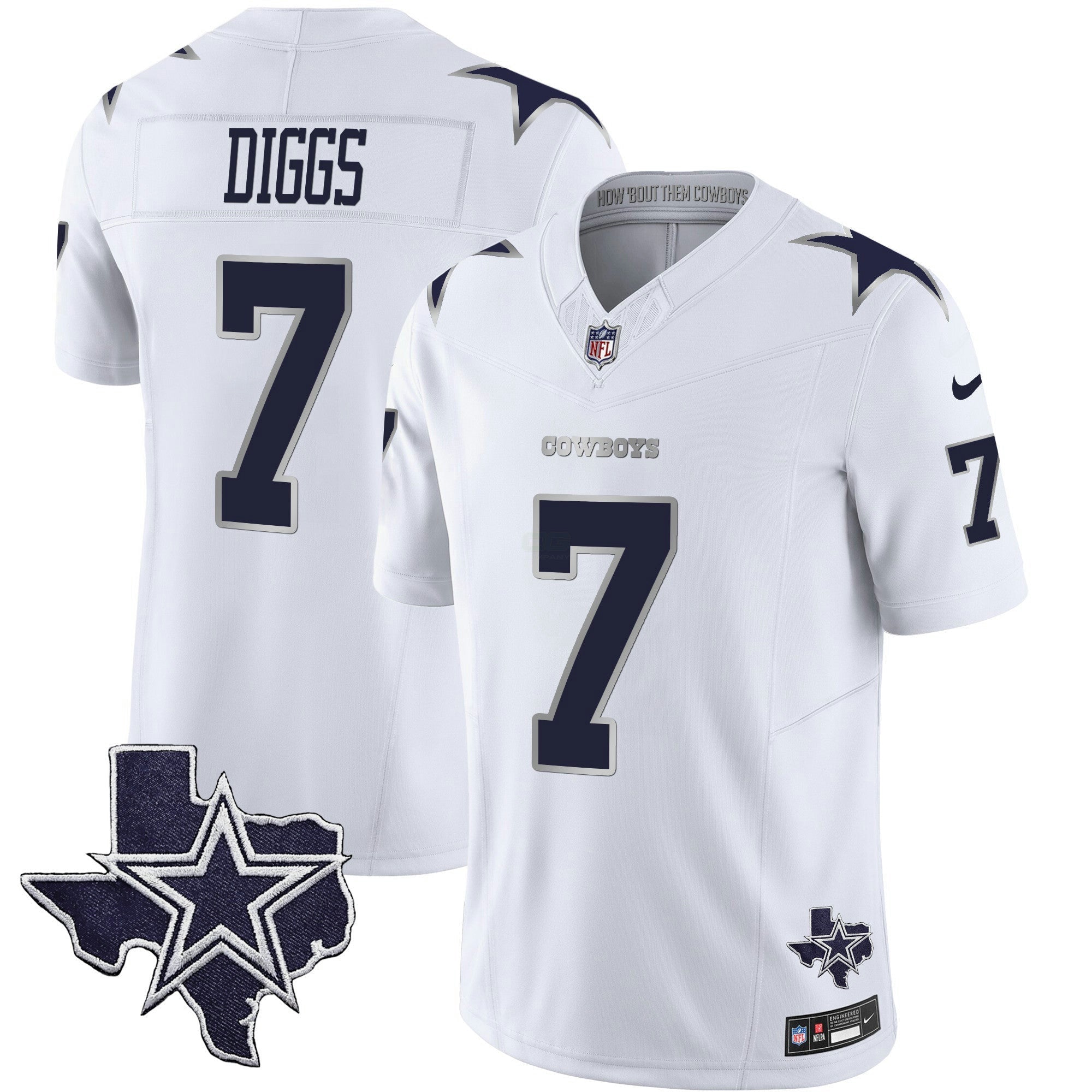 Camisa NFL Dallas 2024 Winter Warrior Vapor Limited Jersey