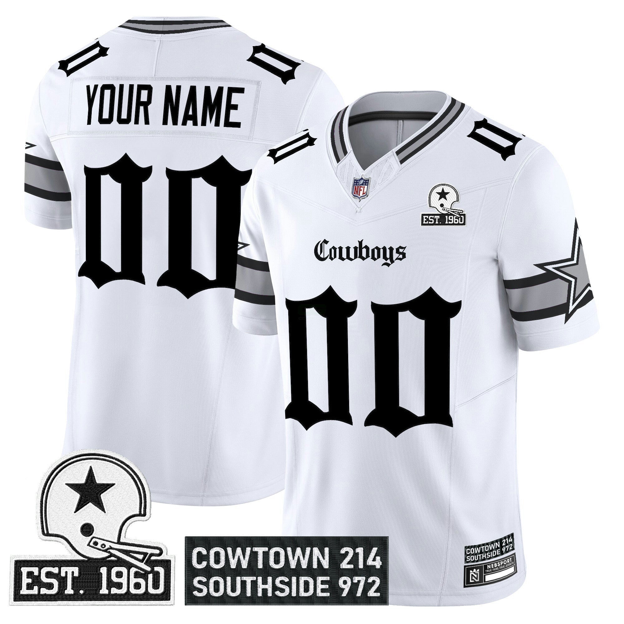 Camisa NFL Dallas ‘Gothic Lone Star Edition’ Vapor Limited Jersey