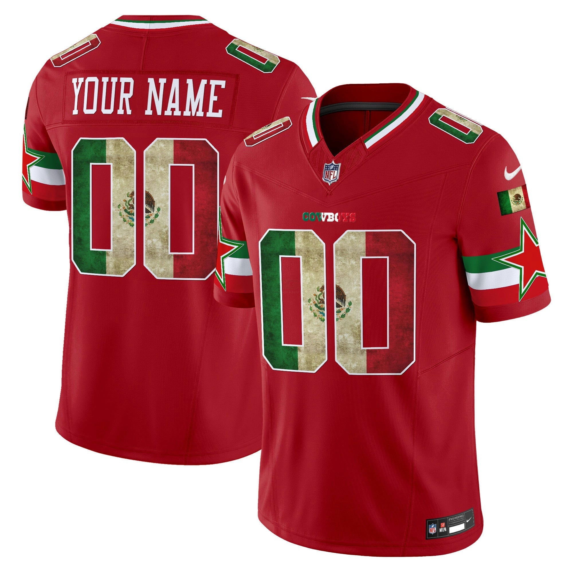 Camisa NFL Dallas Mexico Vapor Limited Jersey V3