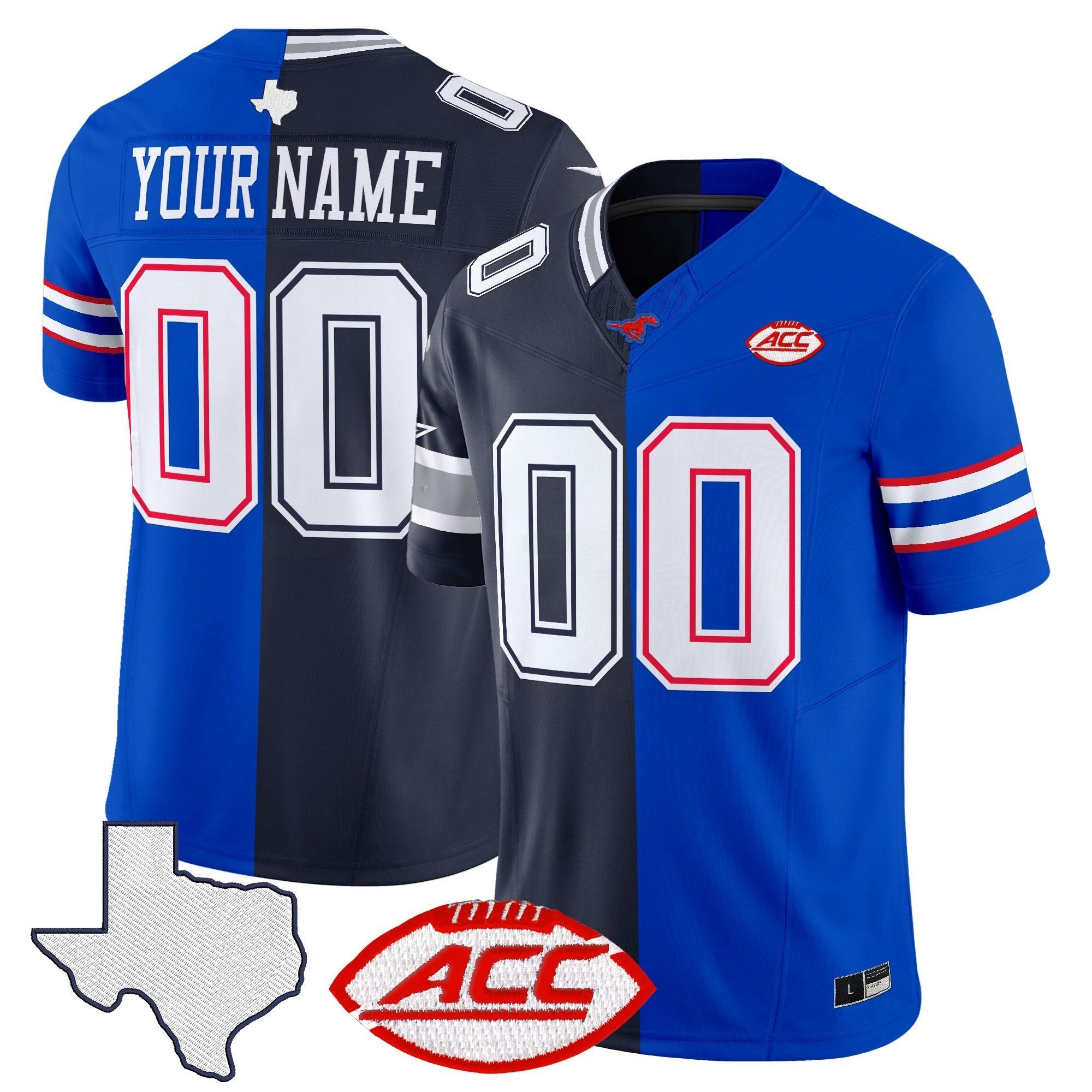 Camisa NFL Dallas x College Football’ Split Vapor Limited Jersey