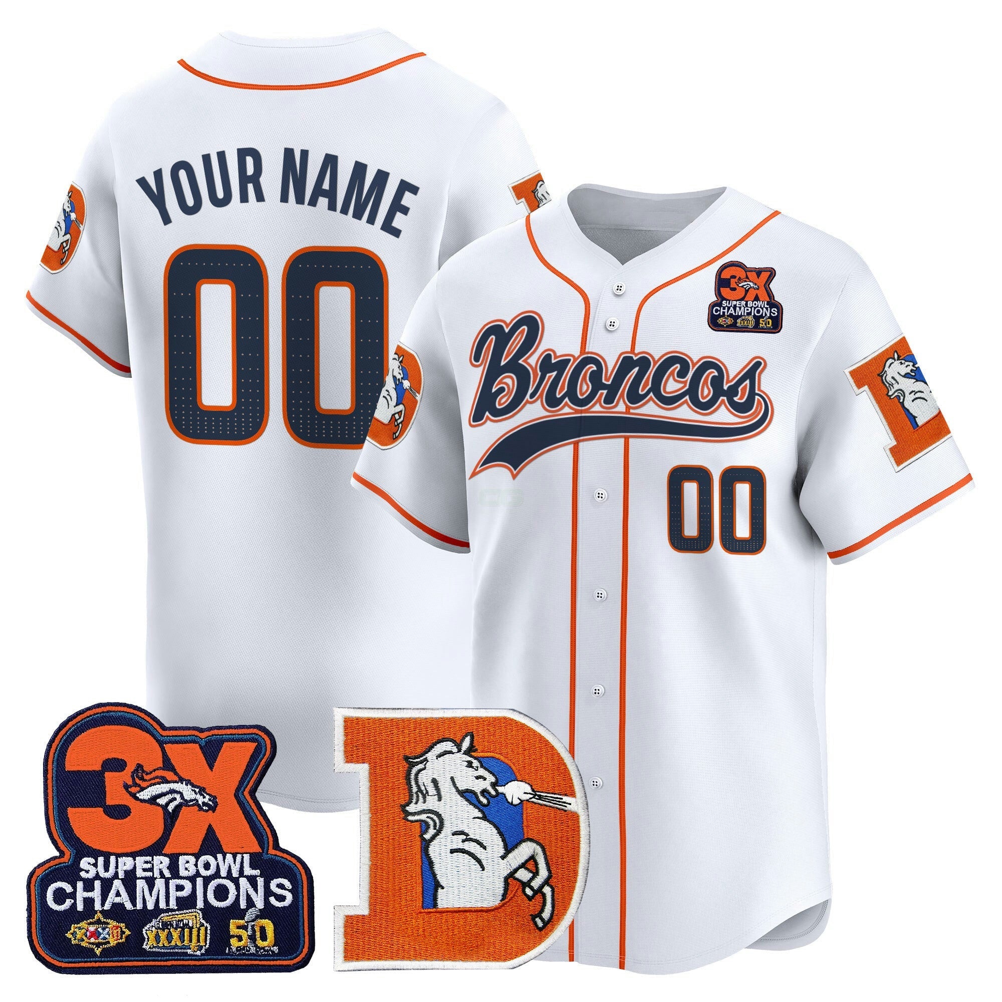 Camisa NFL Denver Throwback Vapor Jersey