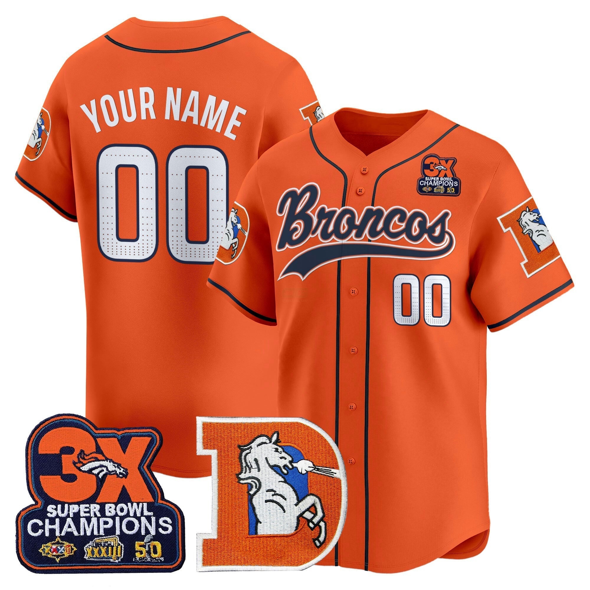Camisa NFL Denver Throwback Vapor Jersey
