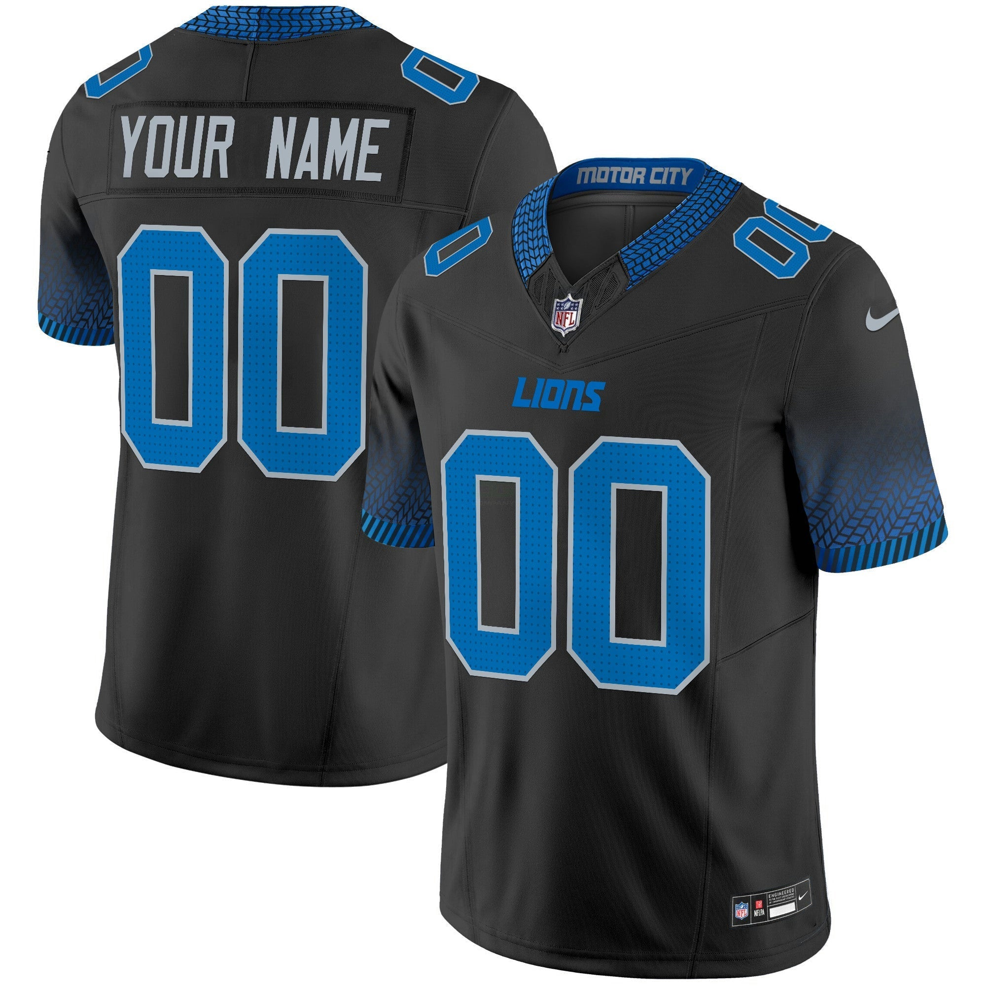 Camisa NFL Detroit 2024 Motor City Vapor Limited Jersey - Preta