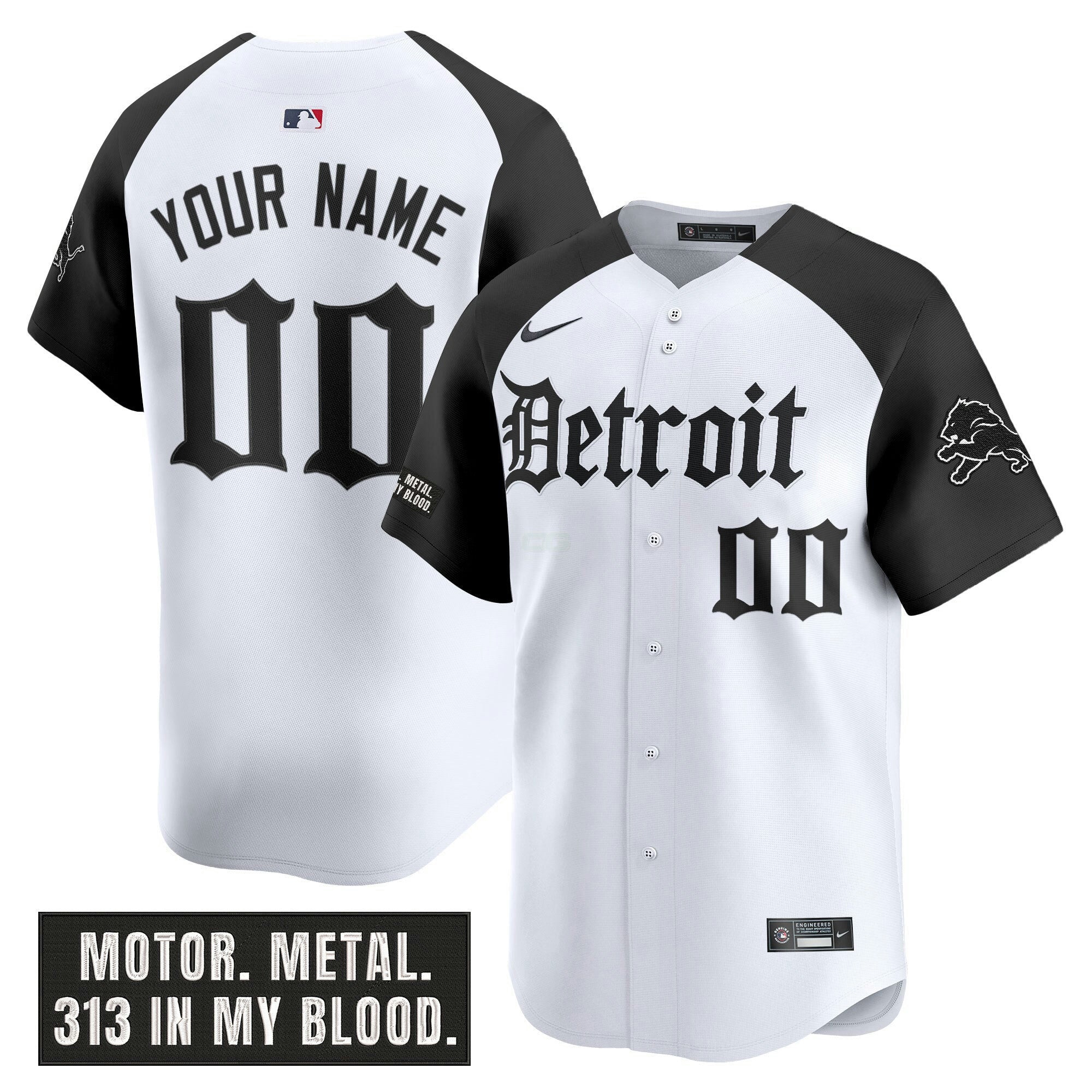 Camisa NFL Detroit ‘Motor Gothic Edition’ Vapor Premier Limited Jersey