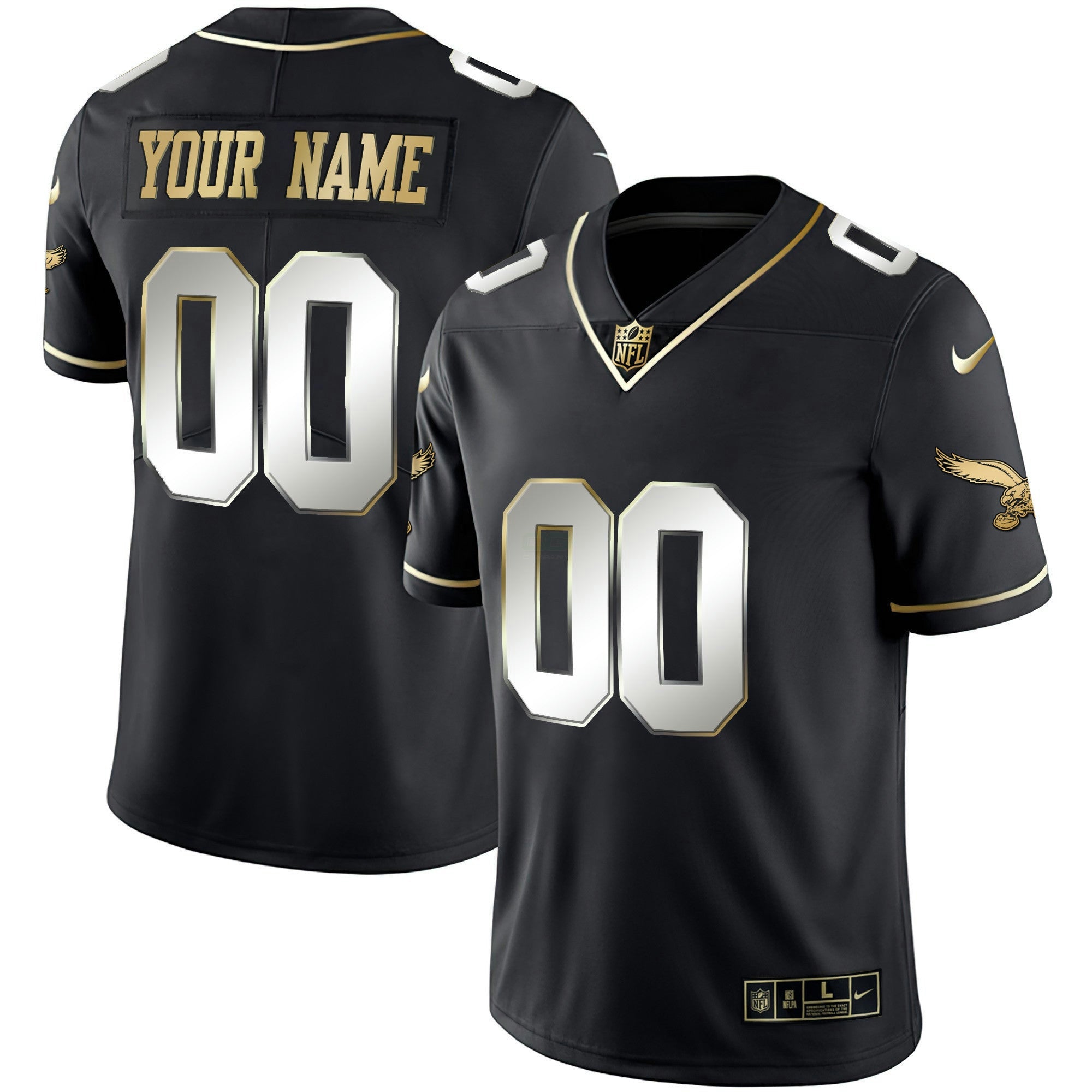 Camisa NFL Dourada & Kelly Vapor Jersey