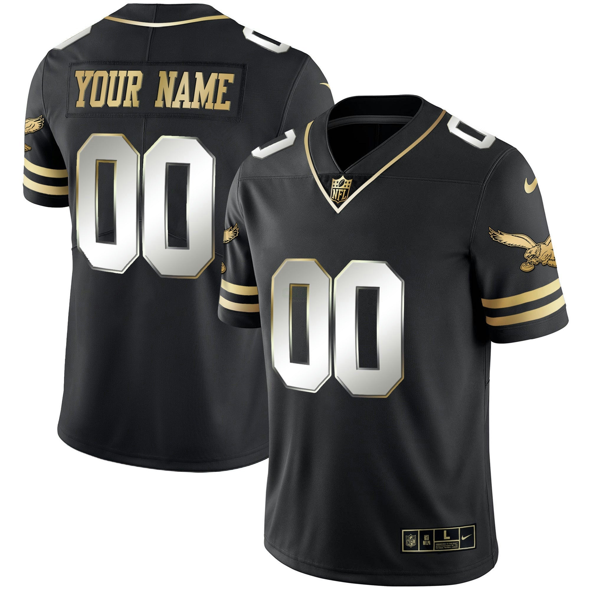 Camisa NFL Dourada & Kelly Vapor Jersey V2